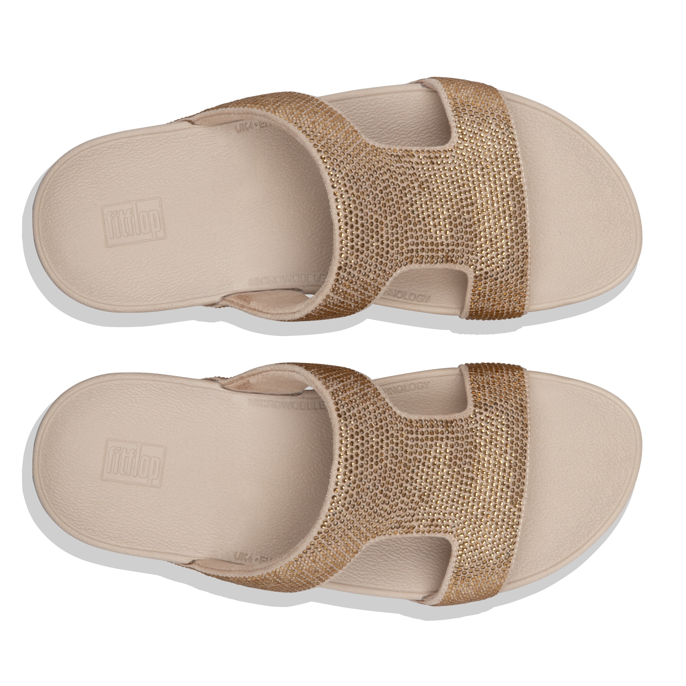 Fitflop Pantolette »MARLI«, Sommerschuh, Strandschuh, Sandale, Flats mit Glitzer-Details