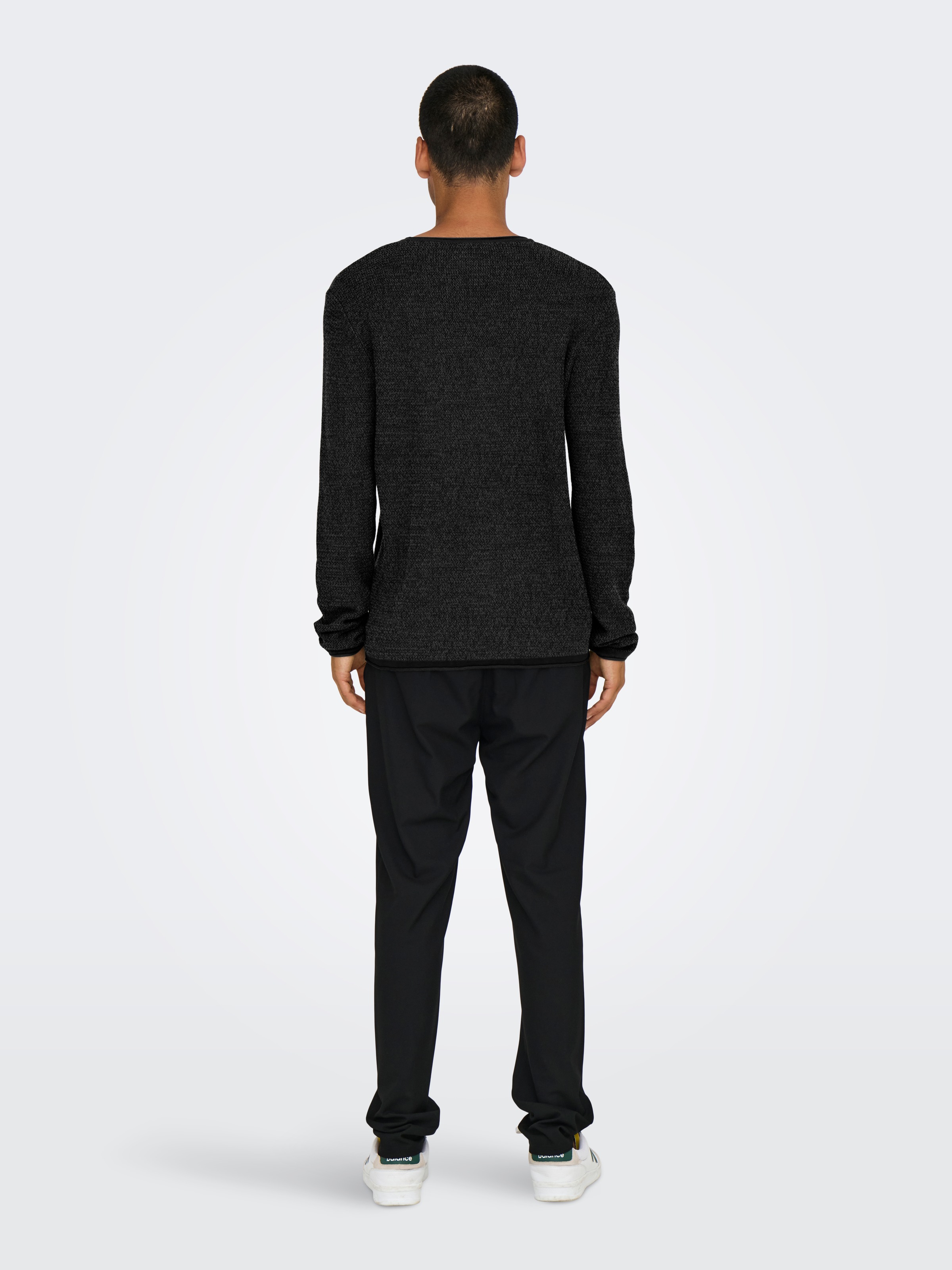 ONLY & SONS Strickpullover »ONSERIC REG 12 STRUC CREW KNIT« Baumwolle, regular fit
