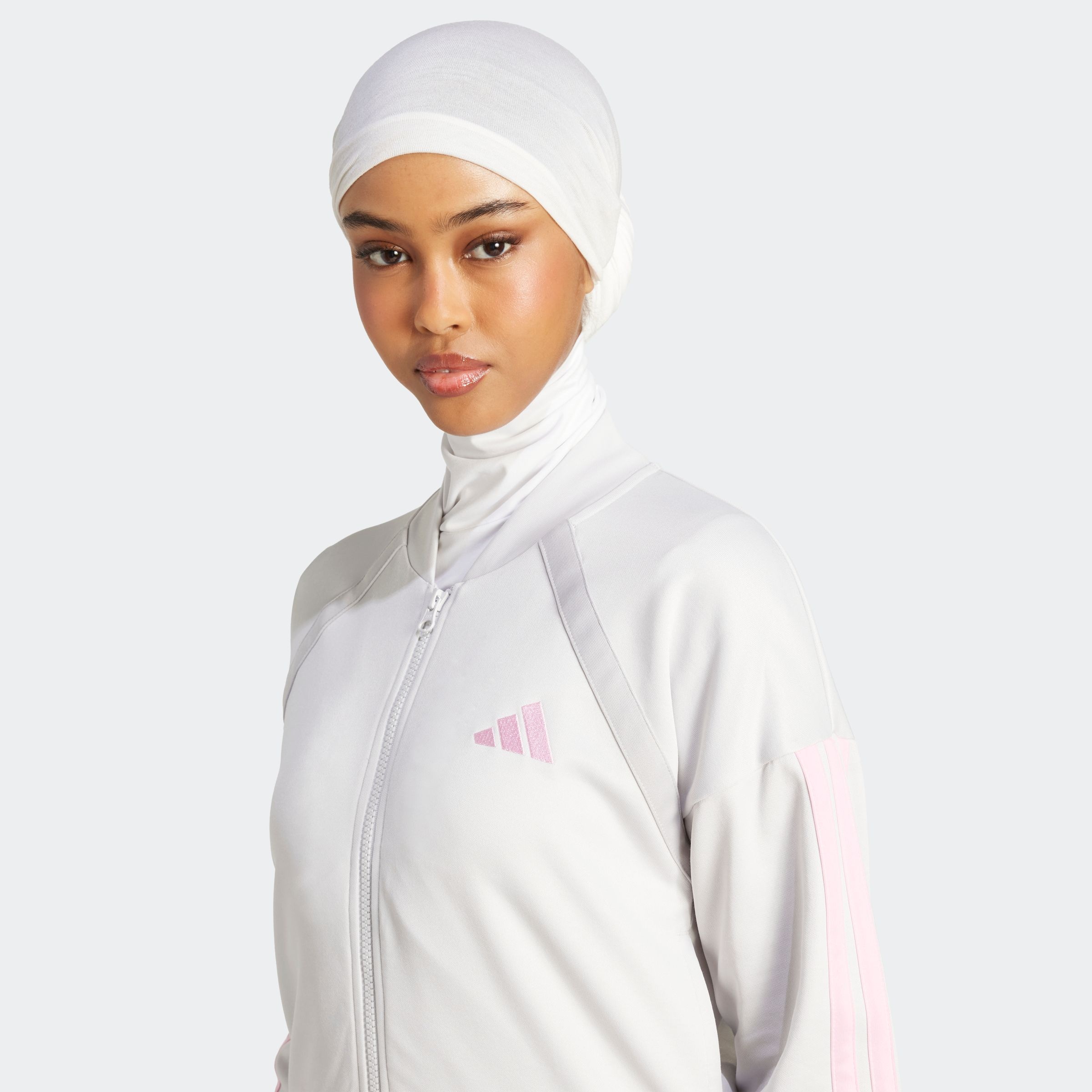 adidas Sportswear Trainingsanzug »W TEAMSPORT TS«, (2 tlg.), Jacke schmal geschnitten; Hose regulär geschnitten, hoher Bund