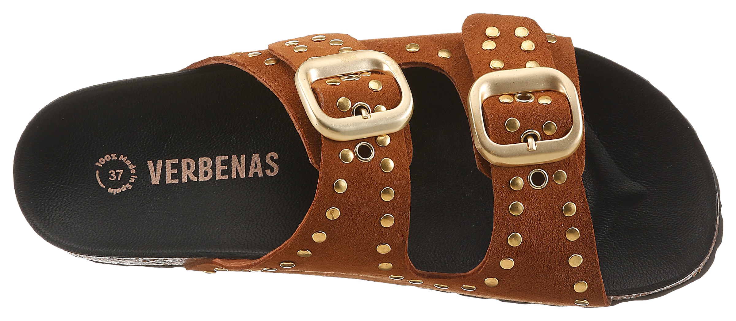 VERBENAS Pantolette  Sommerschuh, Hausschuh, Strandschuh mit Nietenverzierung