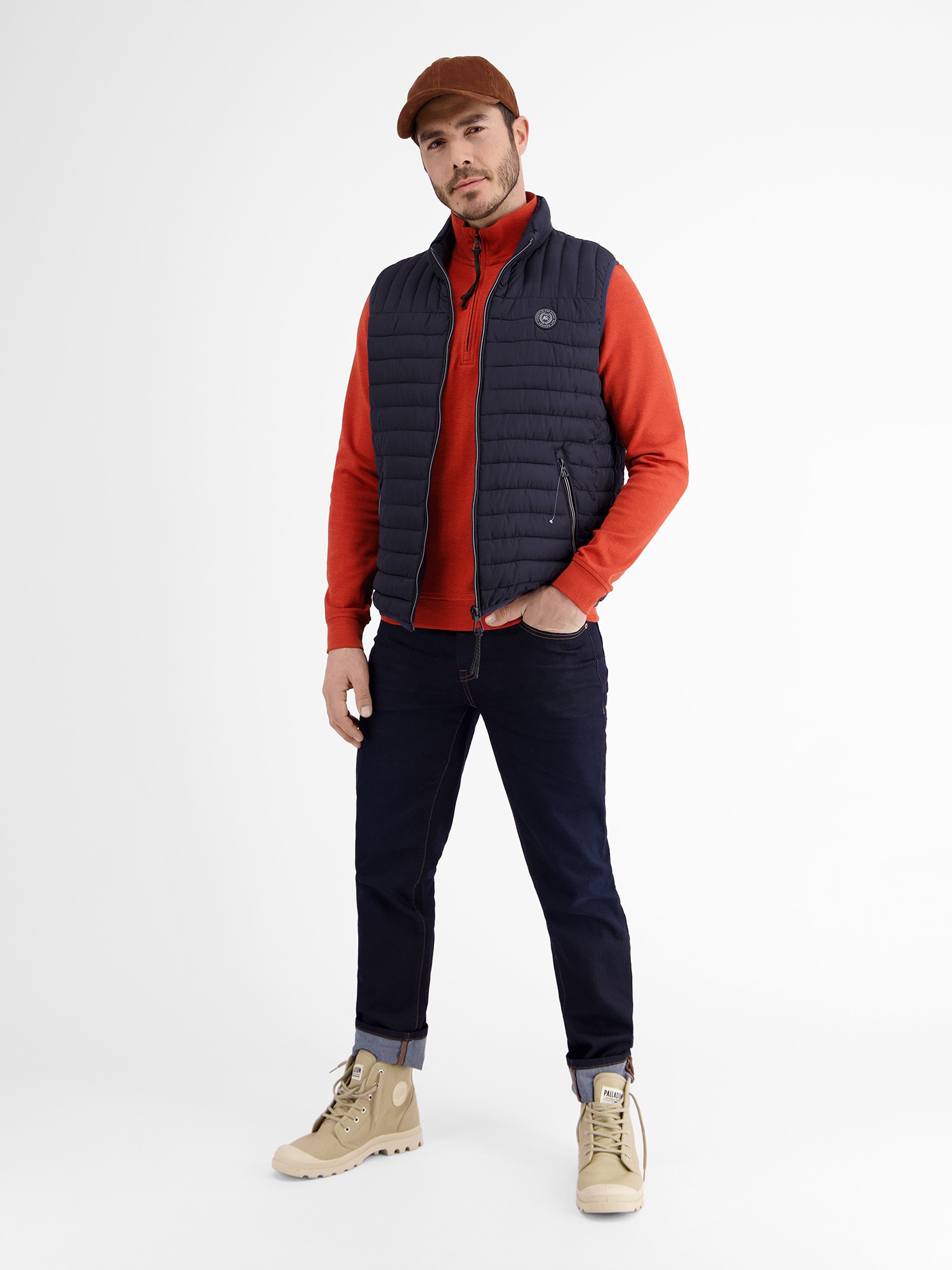 LERROS Sweatjacke »LERROS Sweat-Troyer in Strukturqualität«