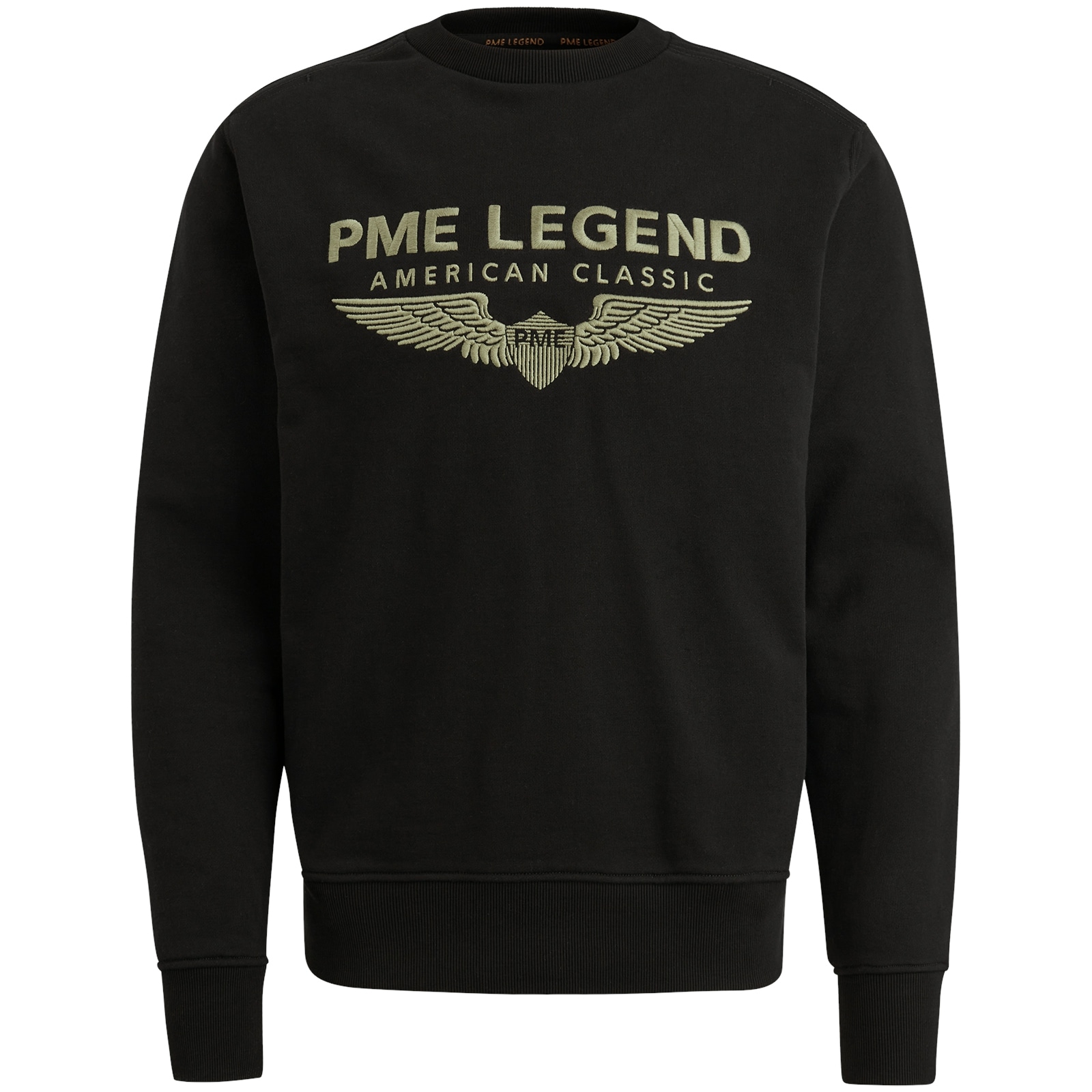 PME LEGEND Sweatshirt »Crewneck soft terry with logo«, mit Logo Stickerei