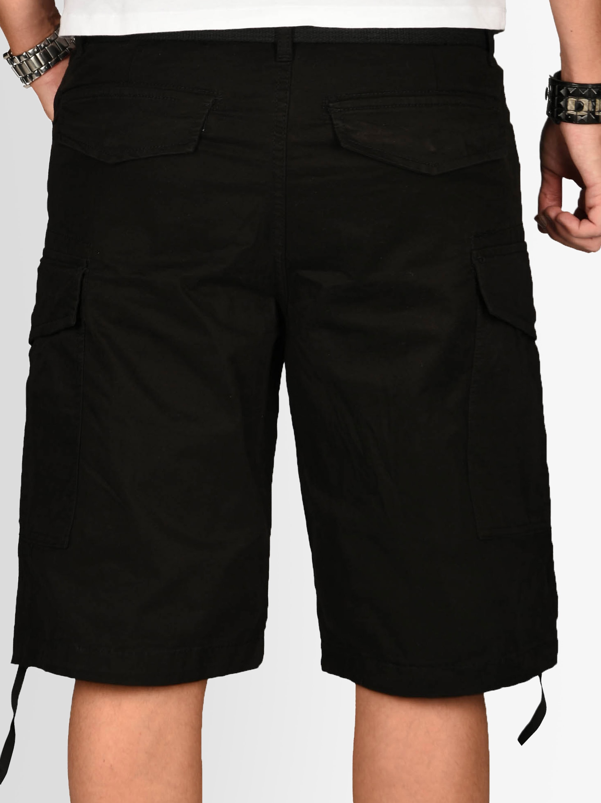 Alessandro Salvarini Cargoshorts »A. Salvarini Herren Designer Cargo Shorts Cargoshorts kurze Hose Gürtel AS133«