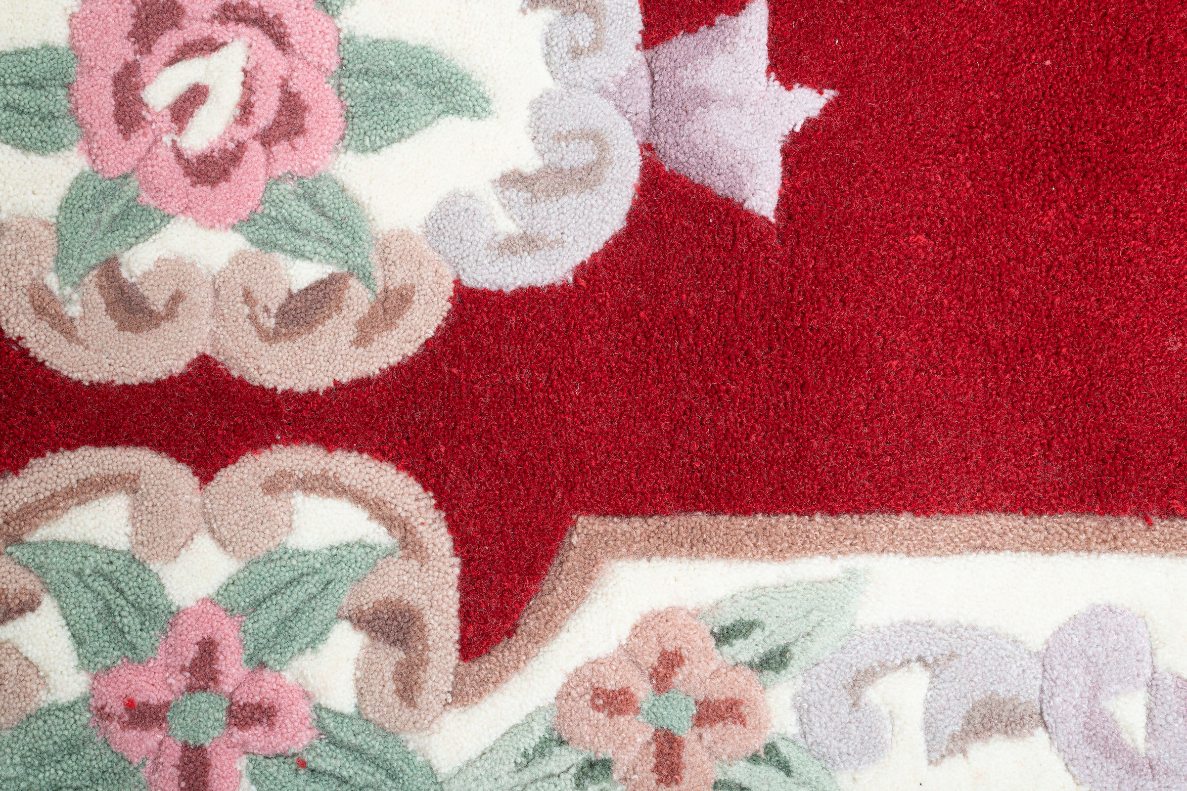 THEKO Bettumrandung »Ming« Höhe 14 mm 3 Stk. tlg. Bettvorleger, Läufer-Set, hochwertiges Acrylgarn, florales Design