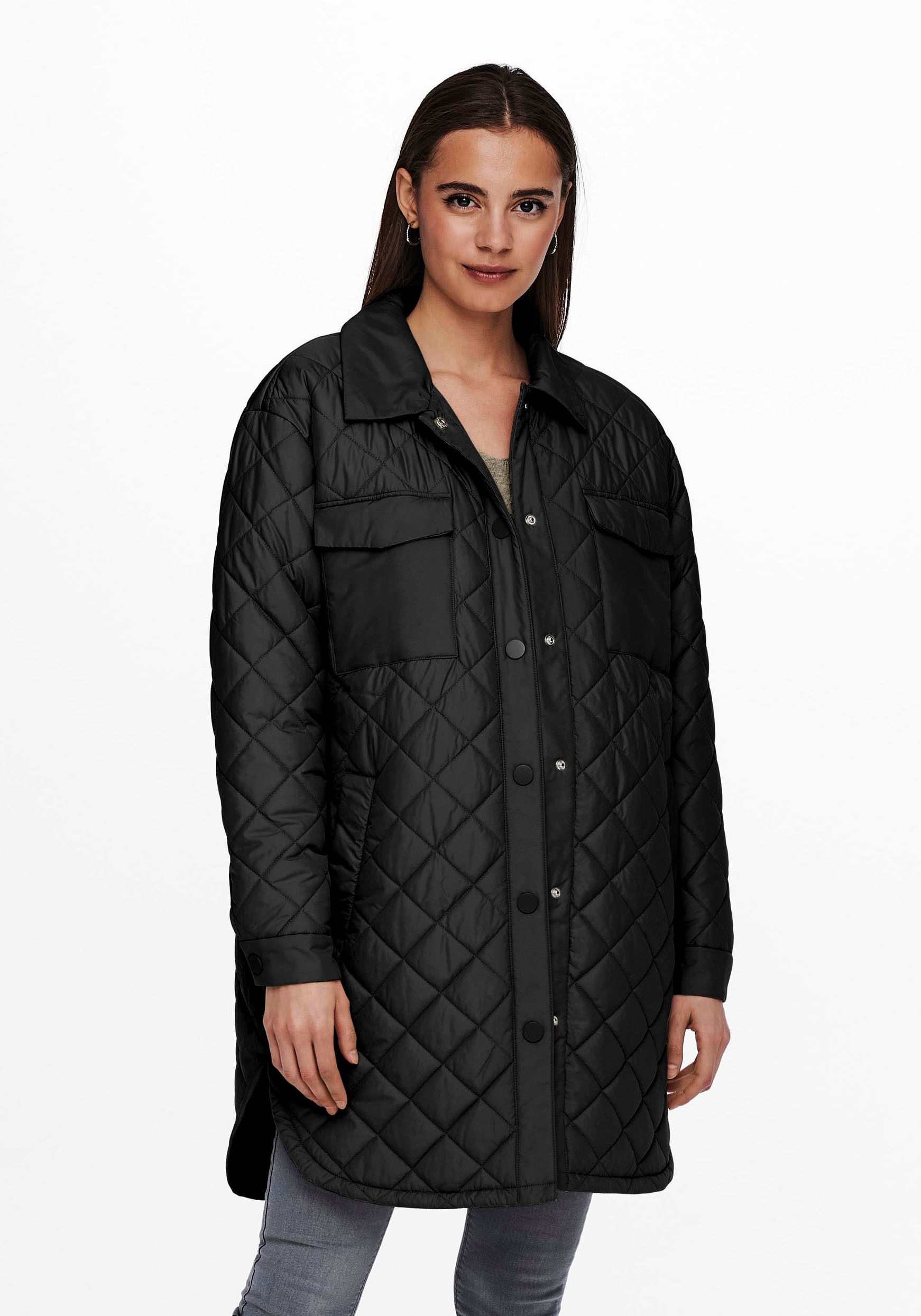 Only Steppjacke »ONLNEWTANZIA LONG QUILT SHACKET«
