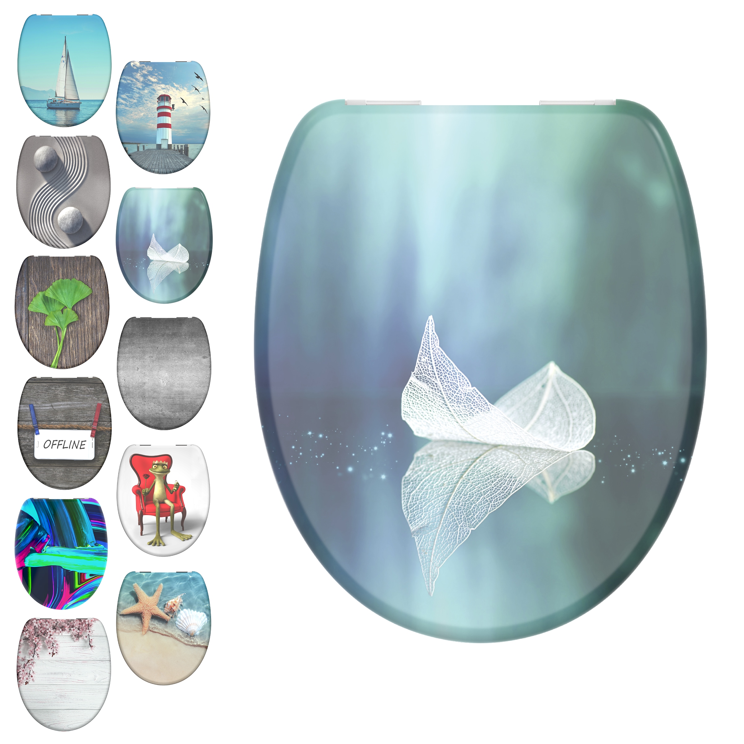 Schütte WC-Sitz »BEACH« Duroplast, mit Absenkautomatik