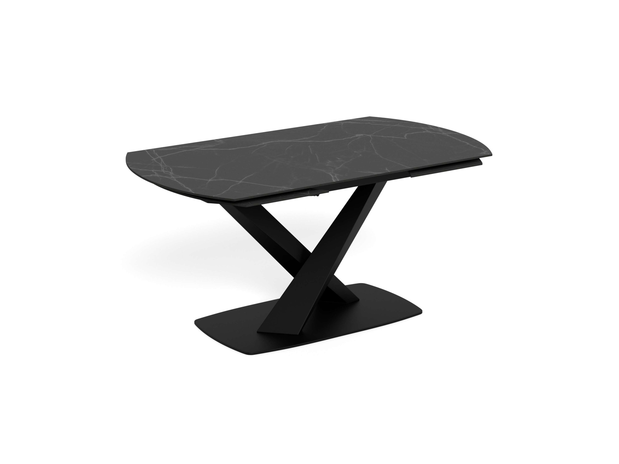 ACTONA GROUP Esstisch »Morellla, Speisetisch, Tisch« Esstisch, Keramikplatte, oval, Drehfunktion, Stahlfuß, 6–8 Sitzplätze