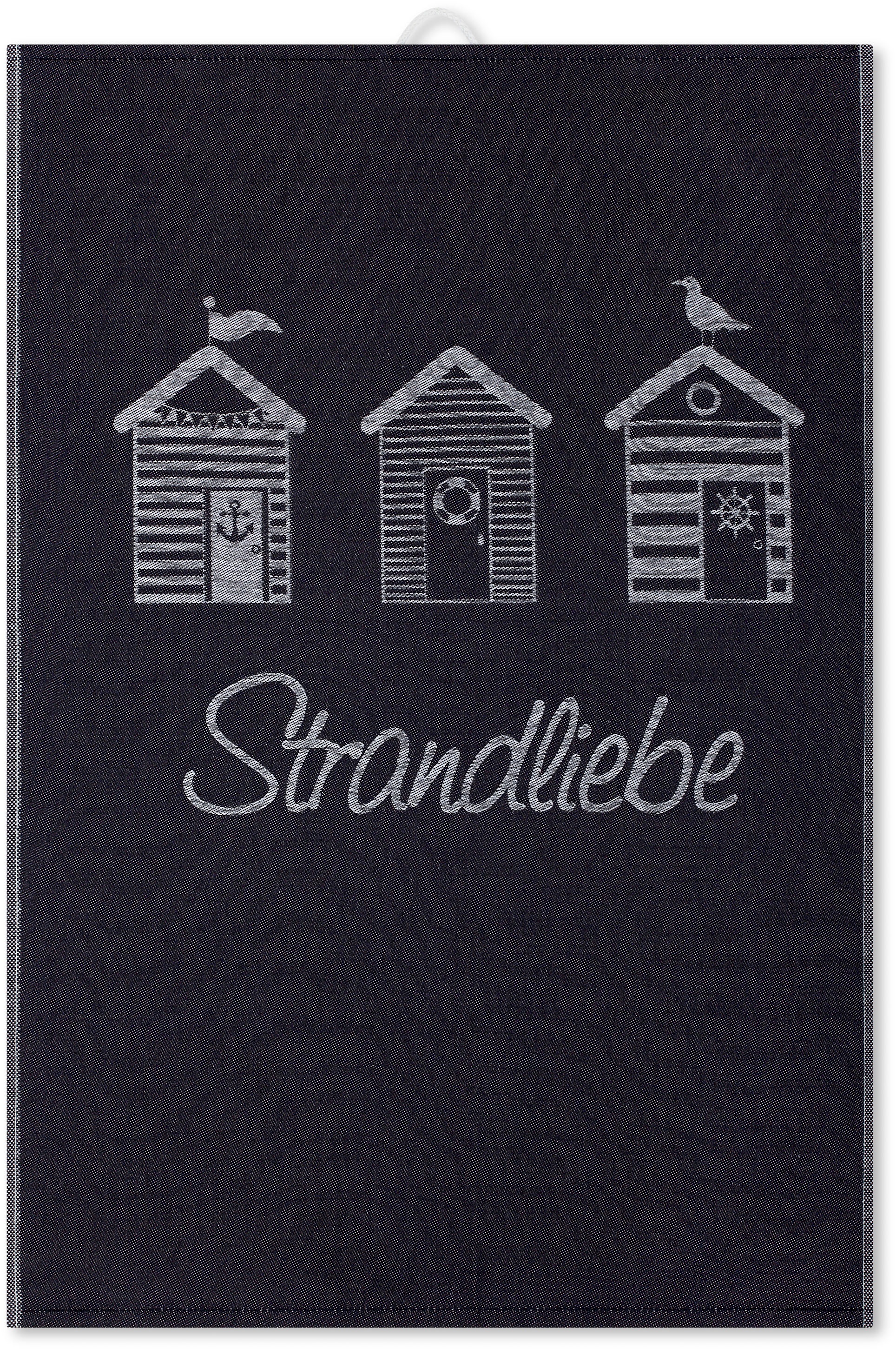 ROSS Geschirrtuch »Strandidylle« aus feinster Baumwolle