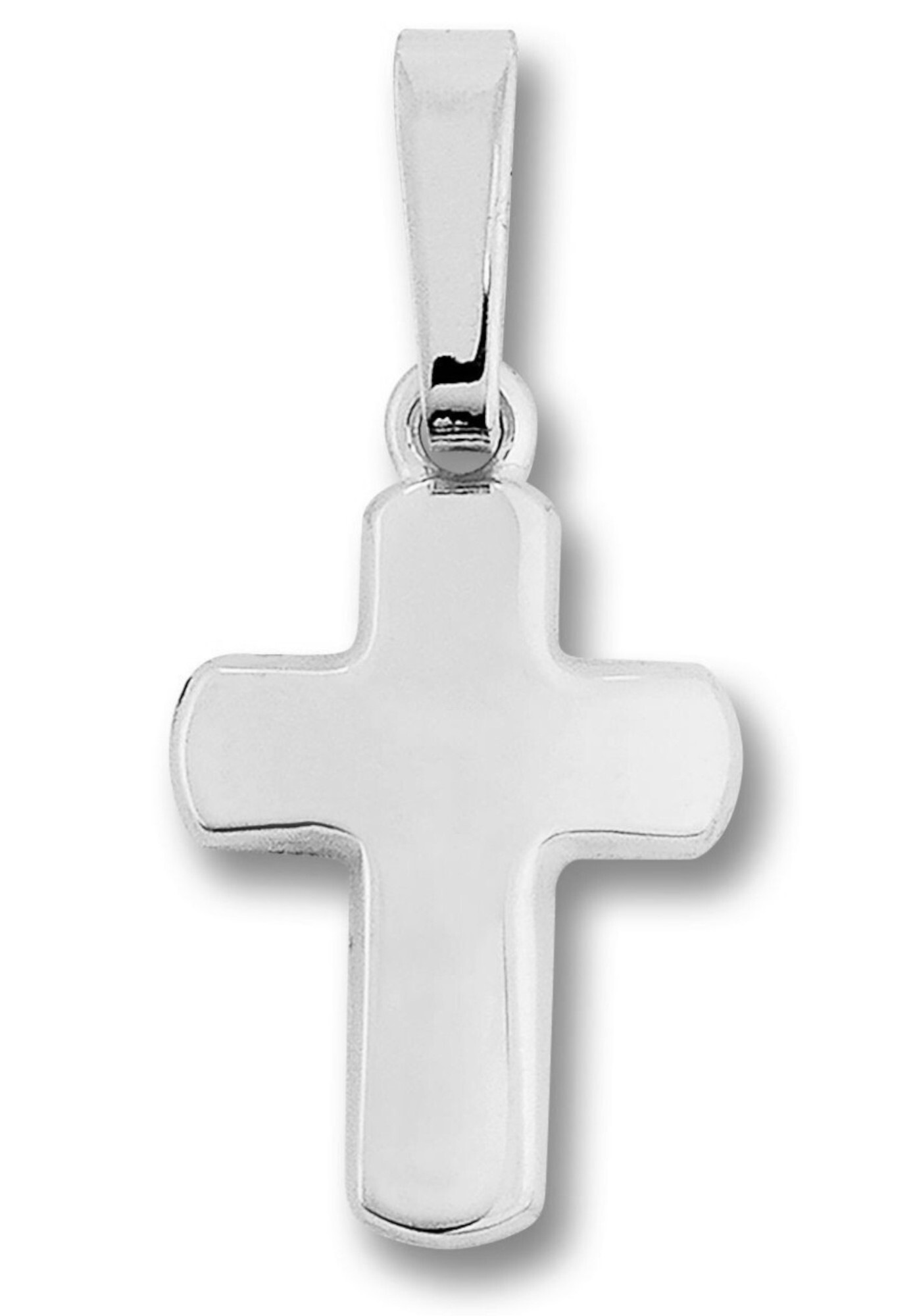 ONE ELEMENT Kettenanhänger »Kreuz Anhänger aus 333 Weißgold«