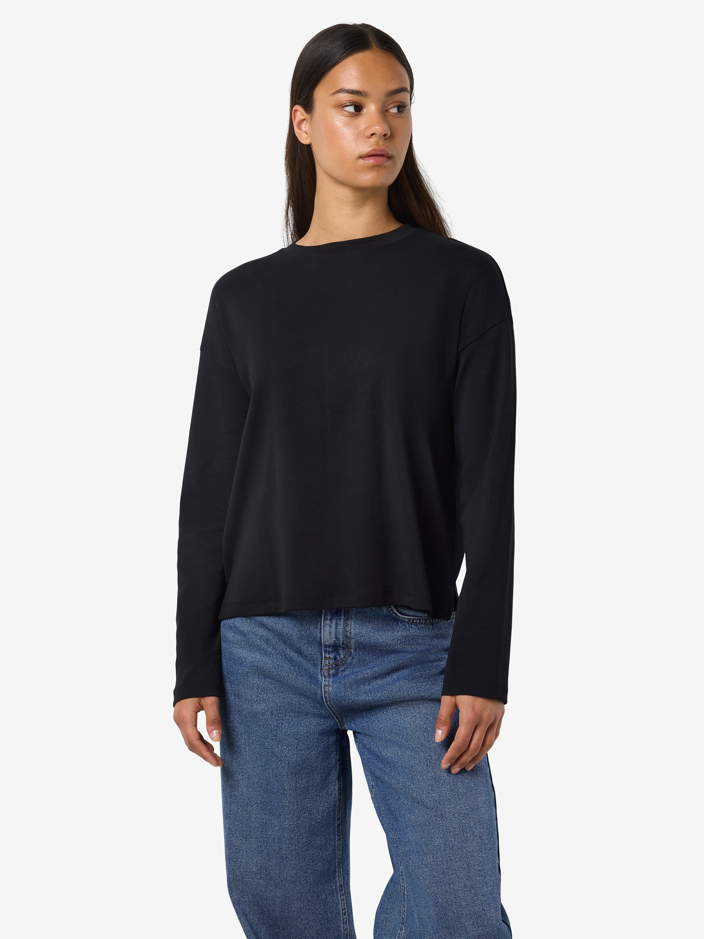 Noisy may Langarmshirt »NMMOCCA L/S REGULAR FIT TOP JRS FWD NOOS«