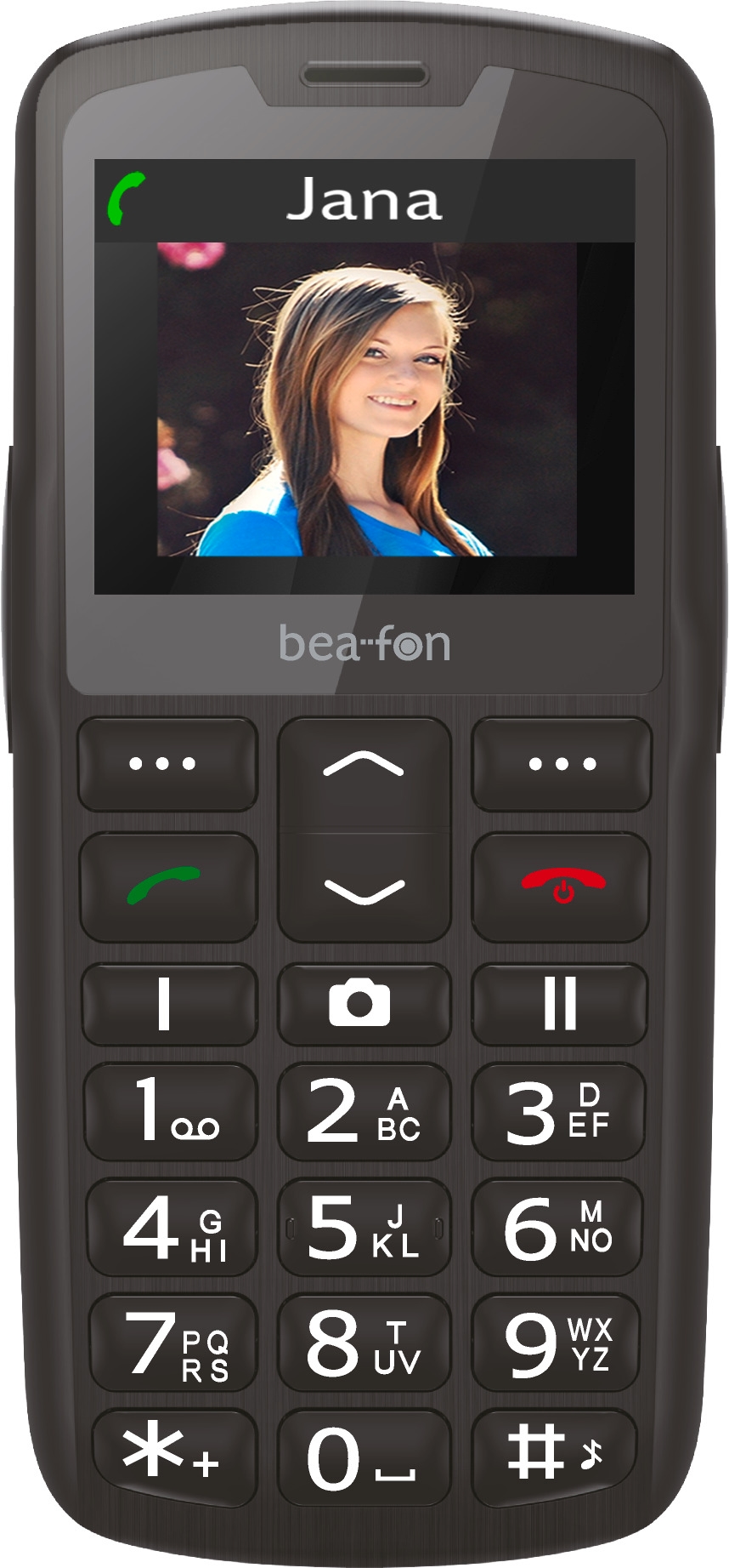 Beafon Handy »SL260 LTE«, Schwarz/Silber