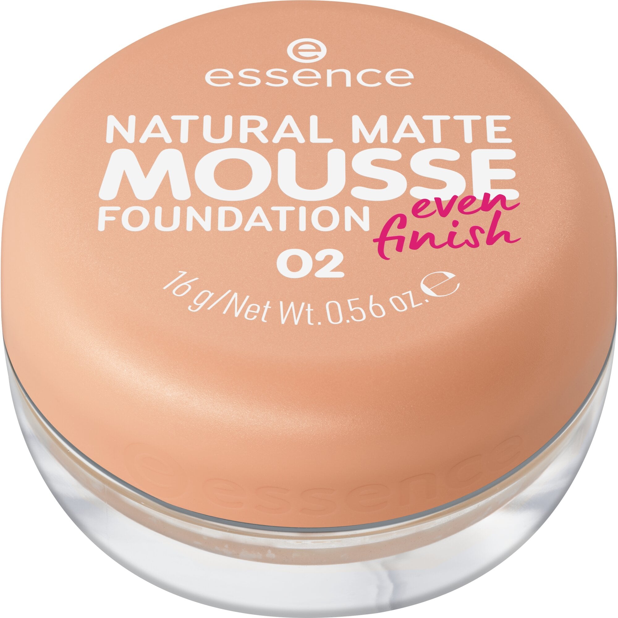 Essence Foundation »NATURAL MATTE MOUSSE FOUNDATION«, (3er Pack)