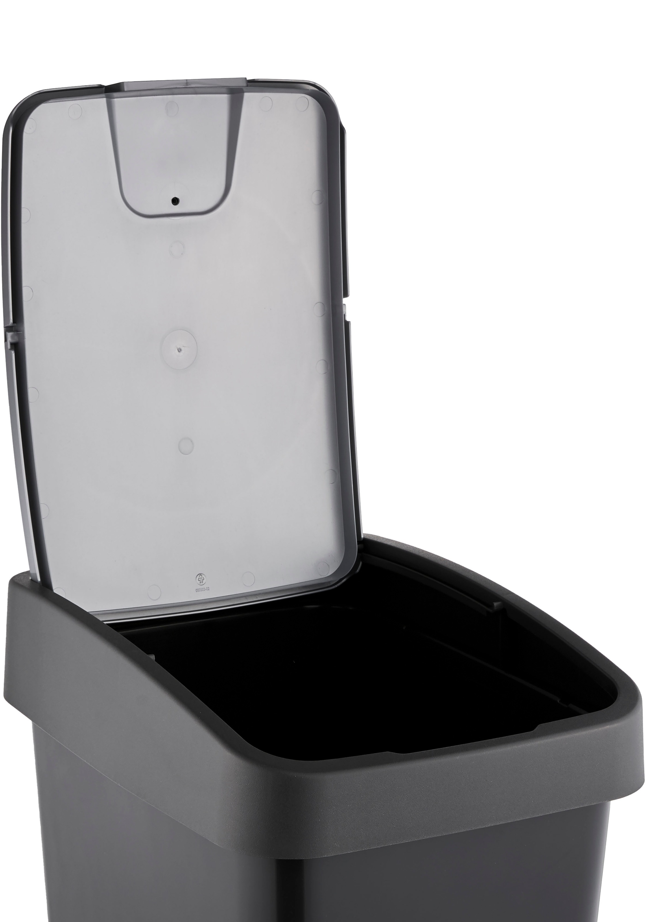 keeeper Mülleimer »magne, Abfallbehälter mit Flip-Deckel, 40 x 30 x 61,5 cm«, 1 Behälter, 45 l, komfortabler Soft-Touch-Point, Made in Europe