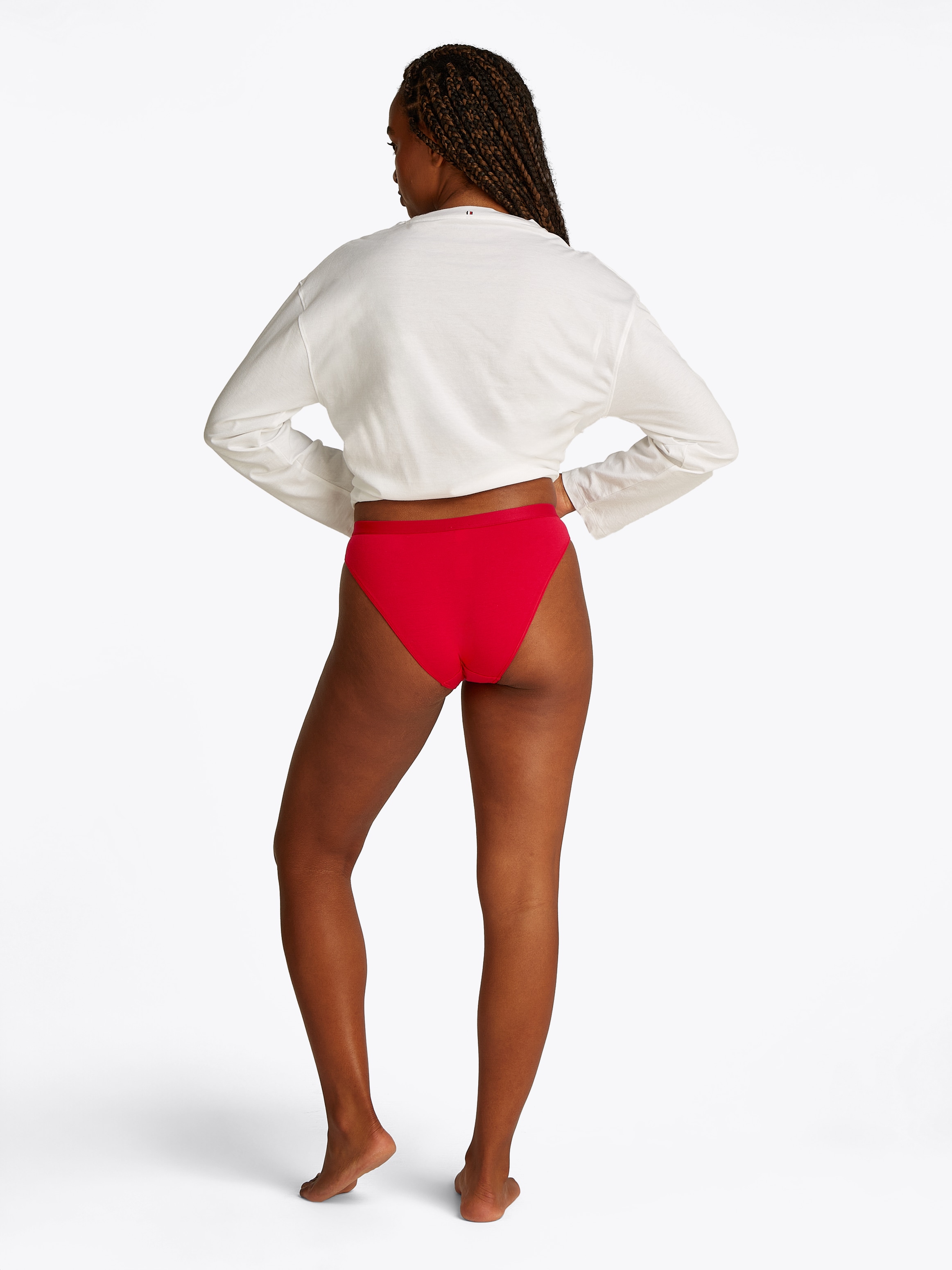 Tommy Hilfiger Underwear Bikinislip »3 PACK BIKINI«, (Packung, 3 St., 3er), mit gerippter Struktur, Logo