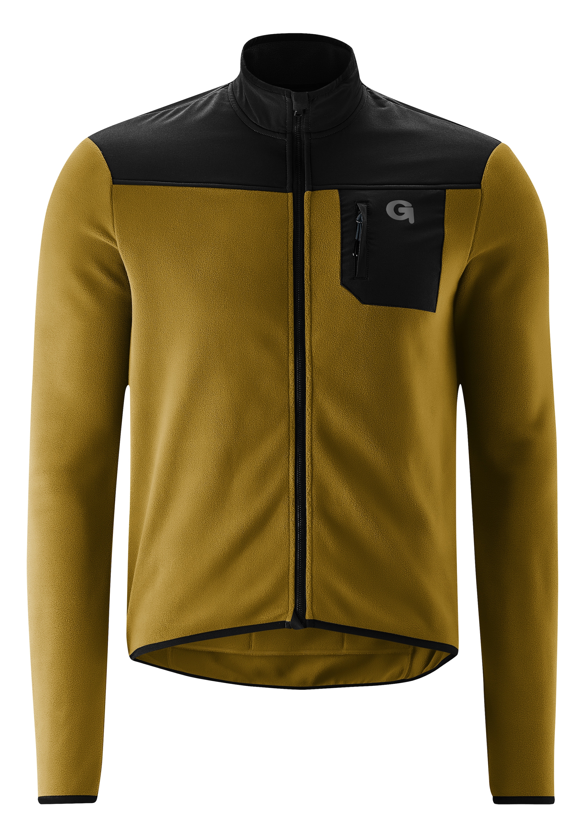 Gonso Radtrikot »Adventure Jersey Fleece M«, Herren Fahrradtrikot langarm, weiches Fleece-Material, Full-Zip Trikot