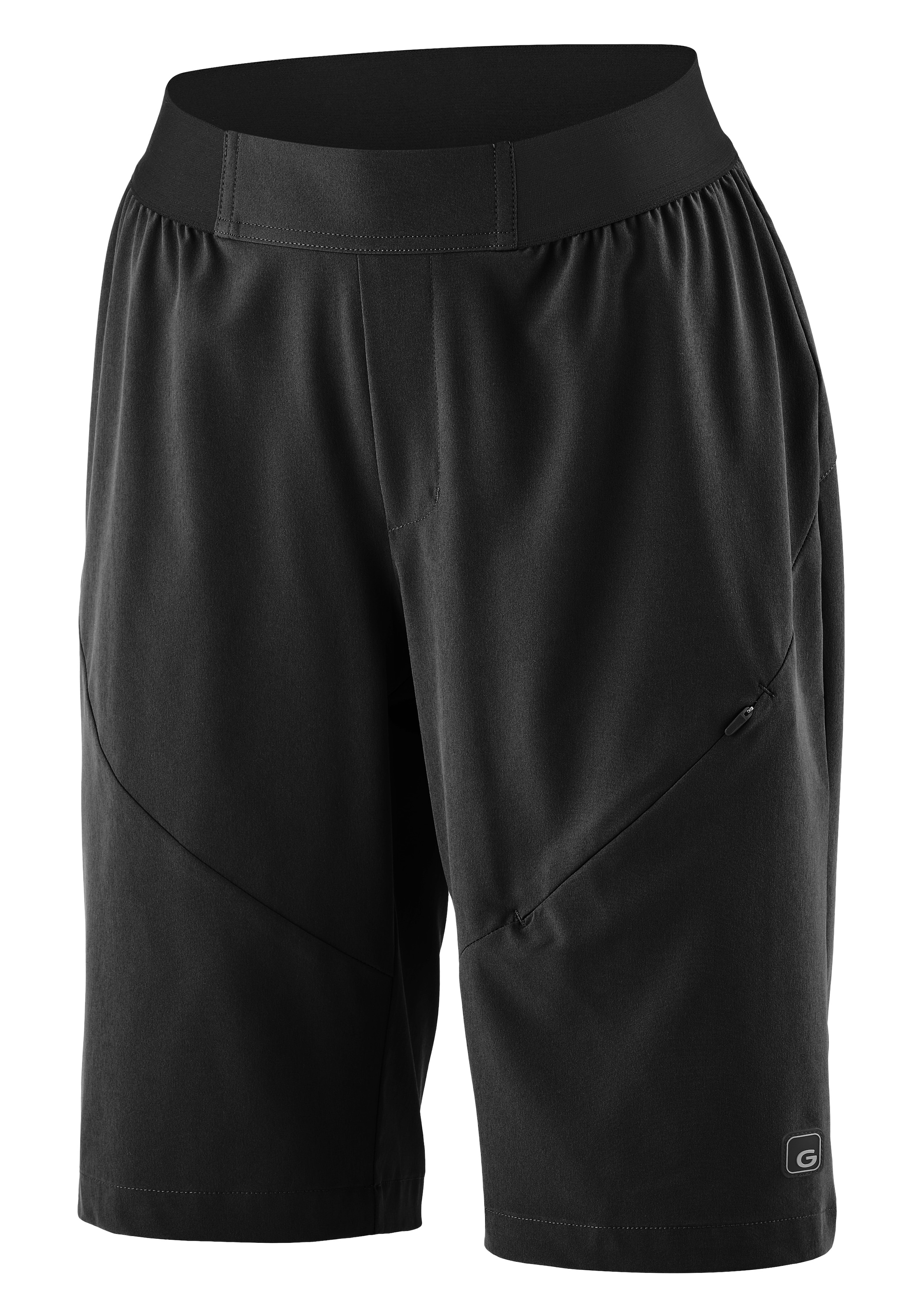 Gonso Fahrradhose »SIMPLITA«, Damen Bike-Shorts, leichte Radhose mit elastischem Bund und RV-Tasche