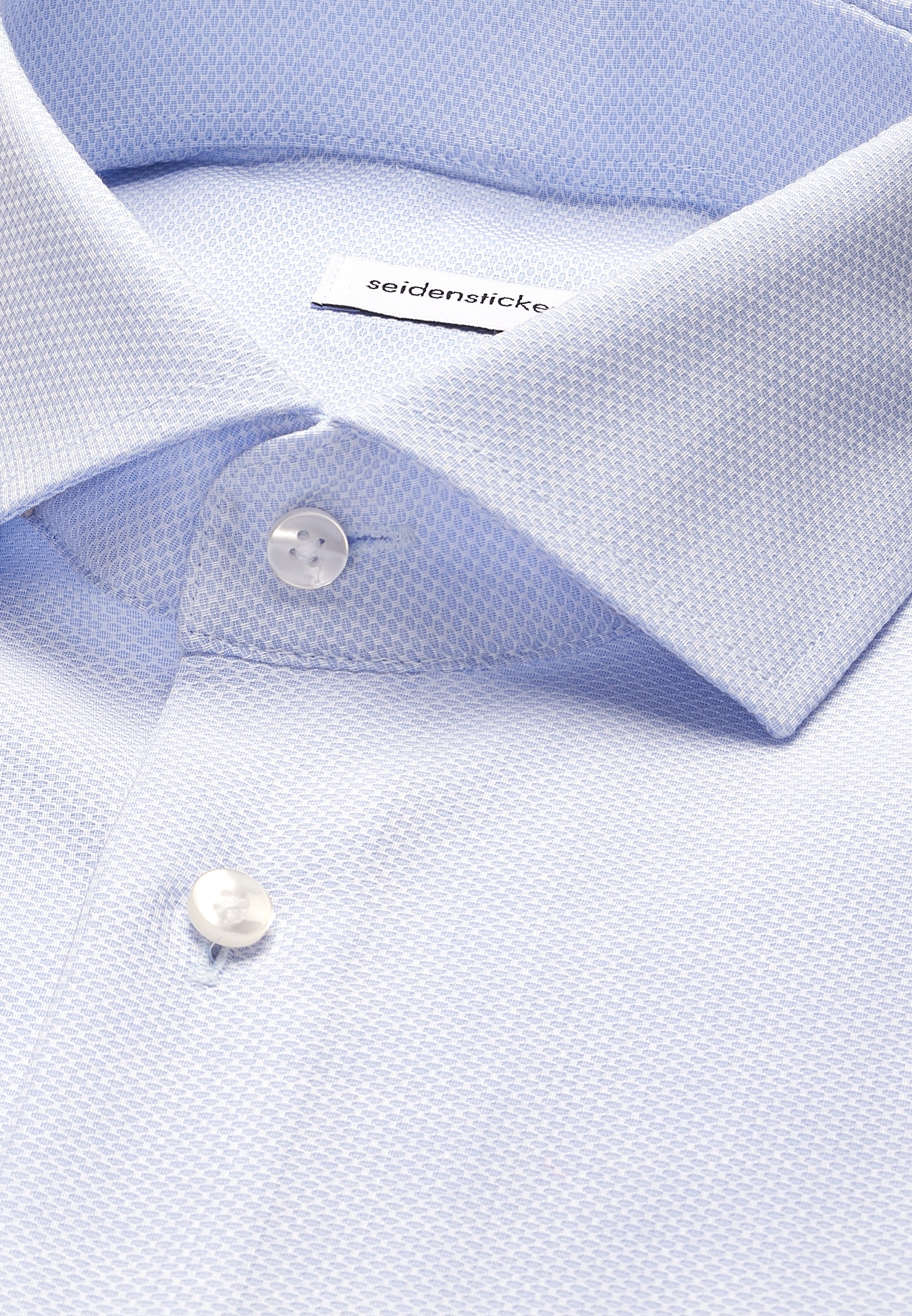 seidensticker Businesshemd »Schwarze Rose« Regular 1/1 Kentkragen Struktur