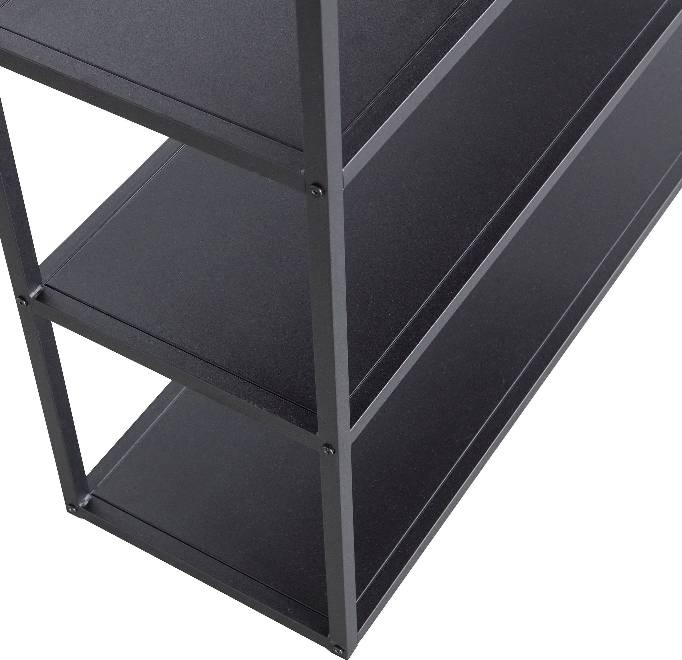 WOOOD Bücherregal »Teun«, Regal aus Metall, viel Platz, H 188 cm x B 120 cm