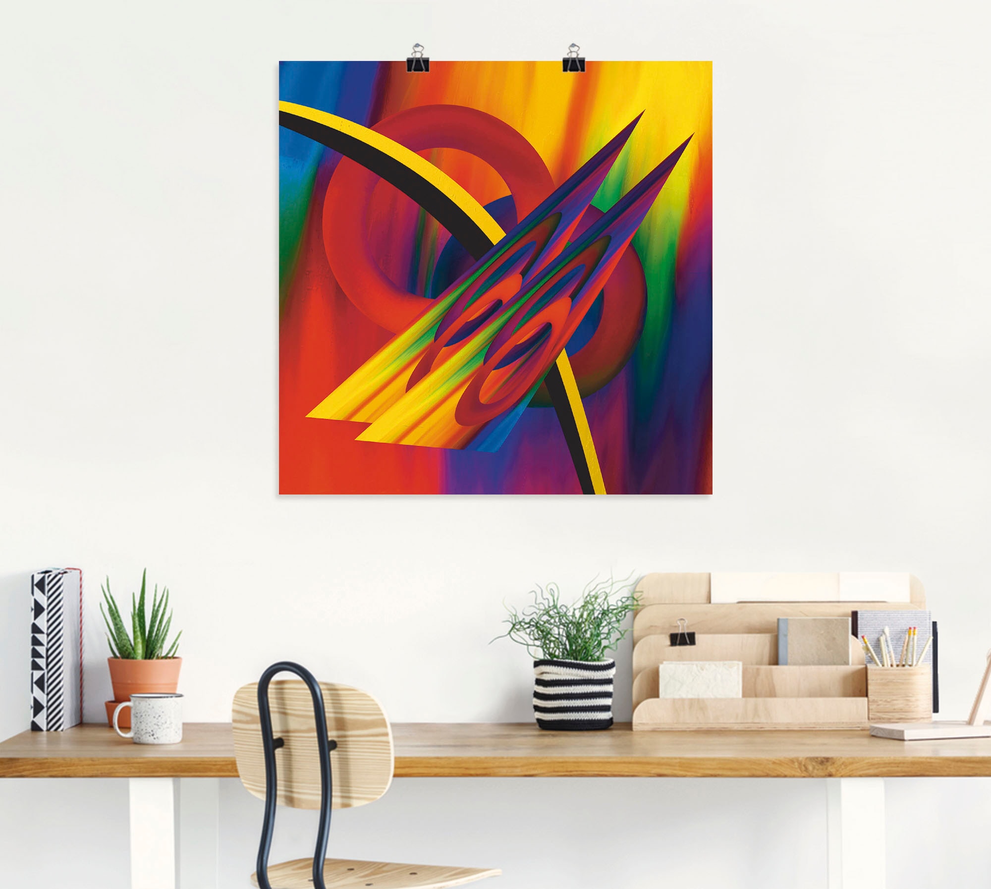 Artland Poster »Modern Bunt« Muster 1 Stk. tlg. ohne Rahmen