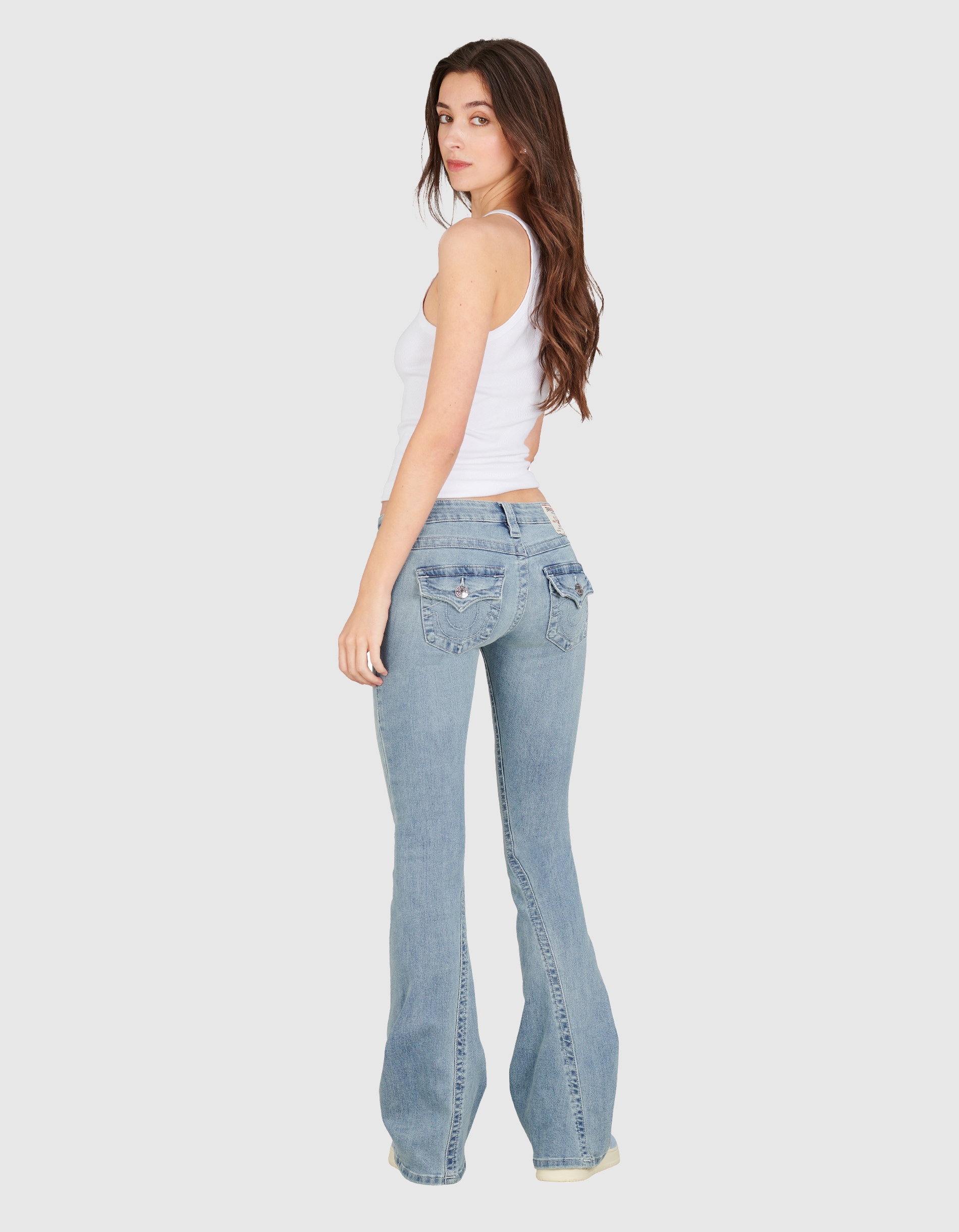 True Religion Bootcut-Jeans »JOEY LOW RISE FLARE« Baumwollmischung, Flared fit