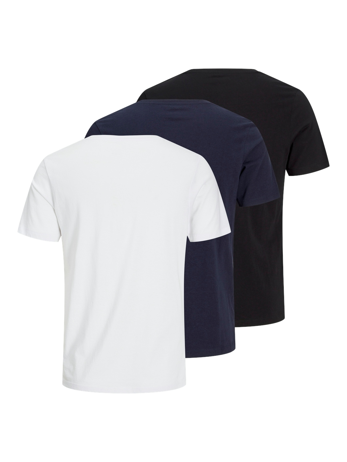Jack & Jones Rundhalsshirt »JJEORGANIC BASIC TEE SS O-NE 3PK MP NOOS«, (Packung, 3 tlg.)