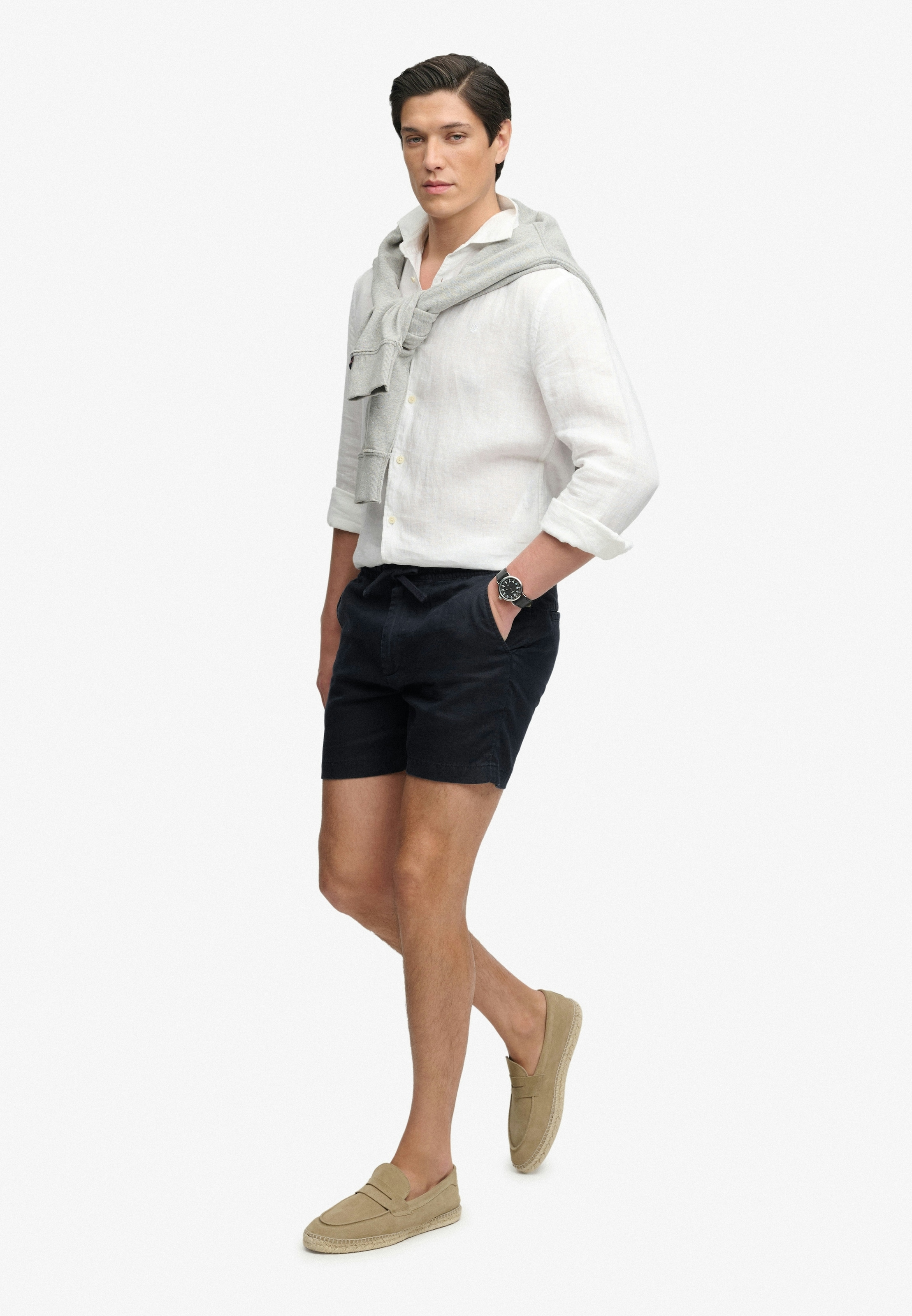 Superdry Shorts »MERCHANT LINEN SHORT«