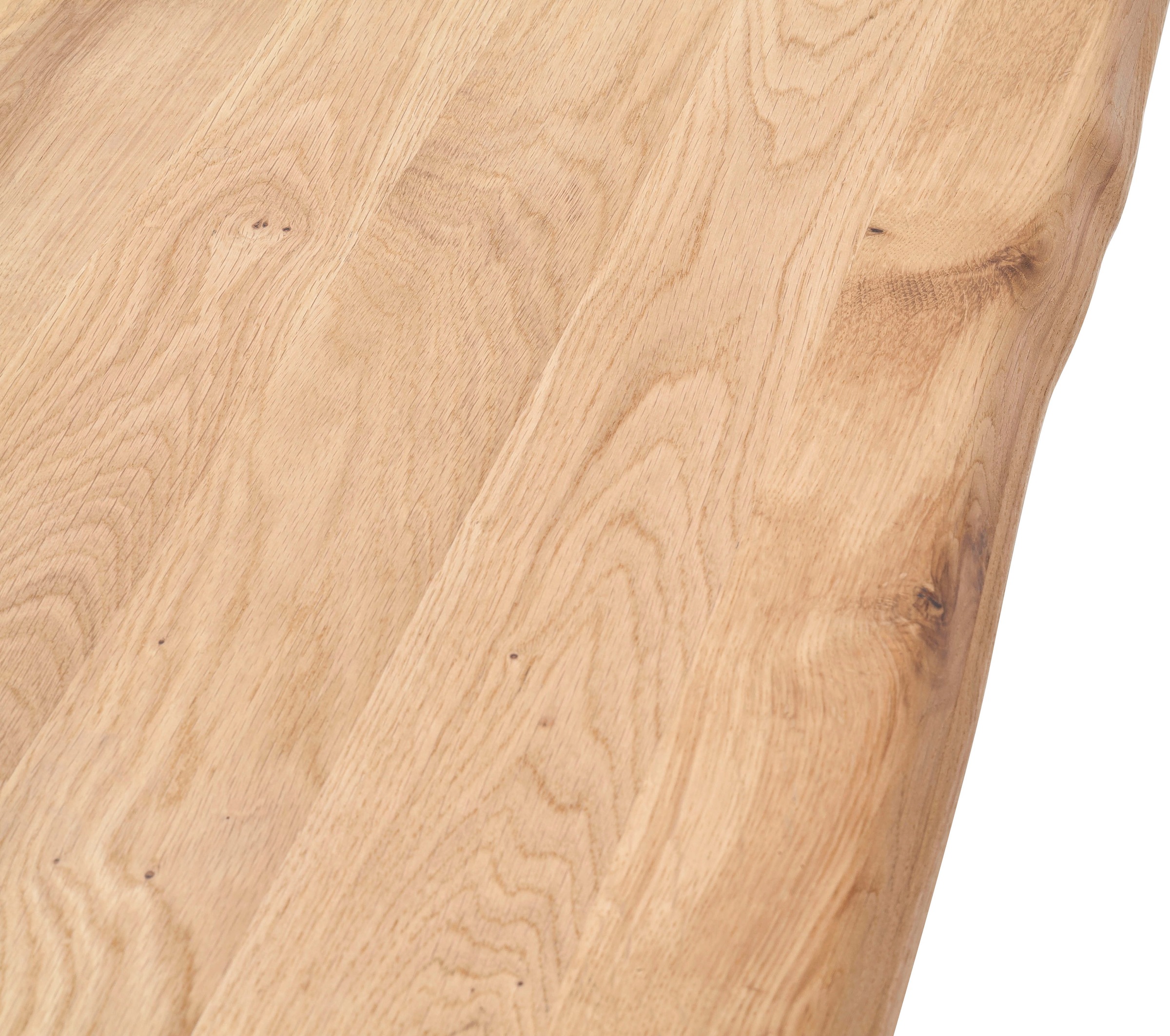 Esstisch Esstisch kaufen furniture Tischplatte gerader Baumkante, »Greta«, online Kante mit Massivholz oder MCA