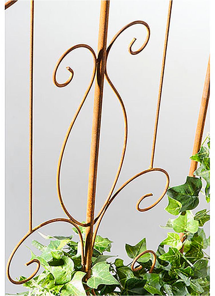 locker Gartenstecker »Rankhilfe mit Ornamenten Naturrost S/2«, (Set, 2 St.)