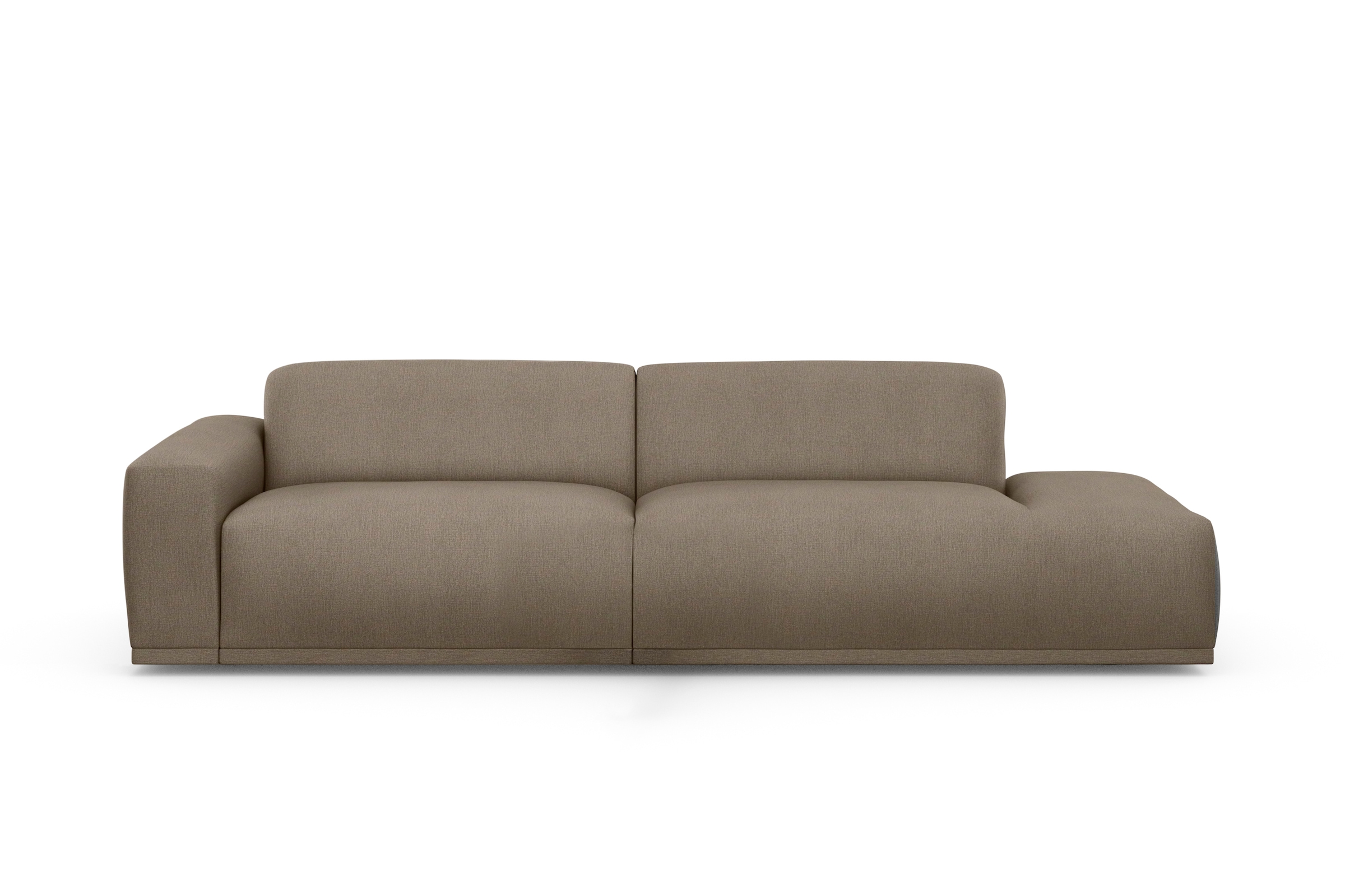 TRENDMANUFAKTUR Big-Sofa »Braga, mit hochwertigem Kaltschaum, Megasofa, in Cord erhältlich«, modernes Big-Sofa, Couch mit hohem Sitzkomfort, 277/72/107 cm (B/H/T)