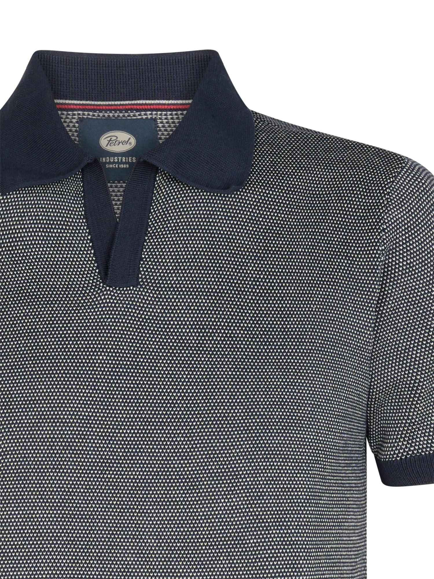Petrol Industries Poloshirt »Men Knitwear Polo« mit offenem Polokragen