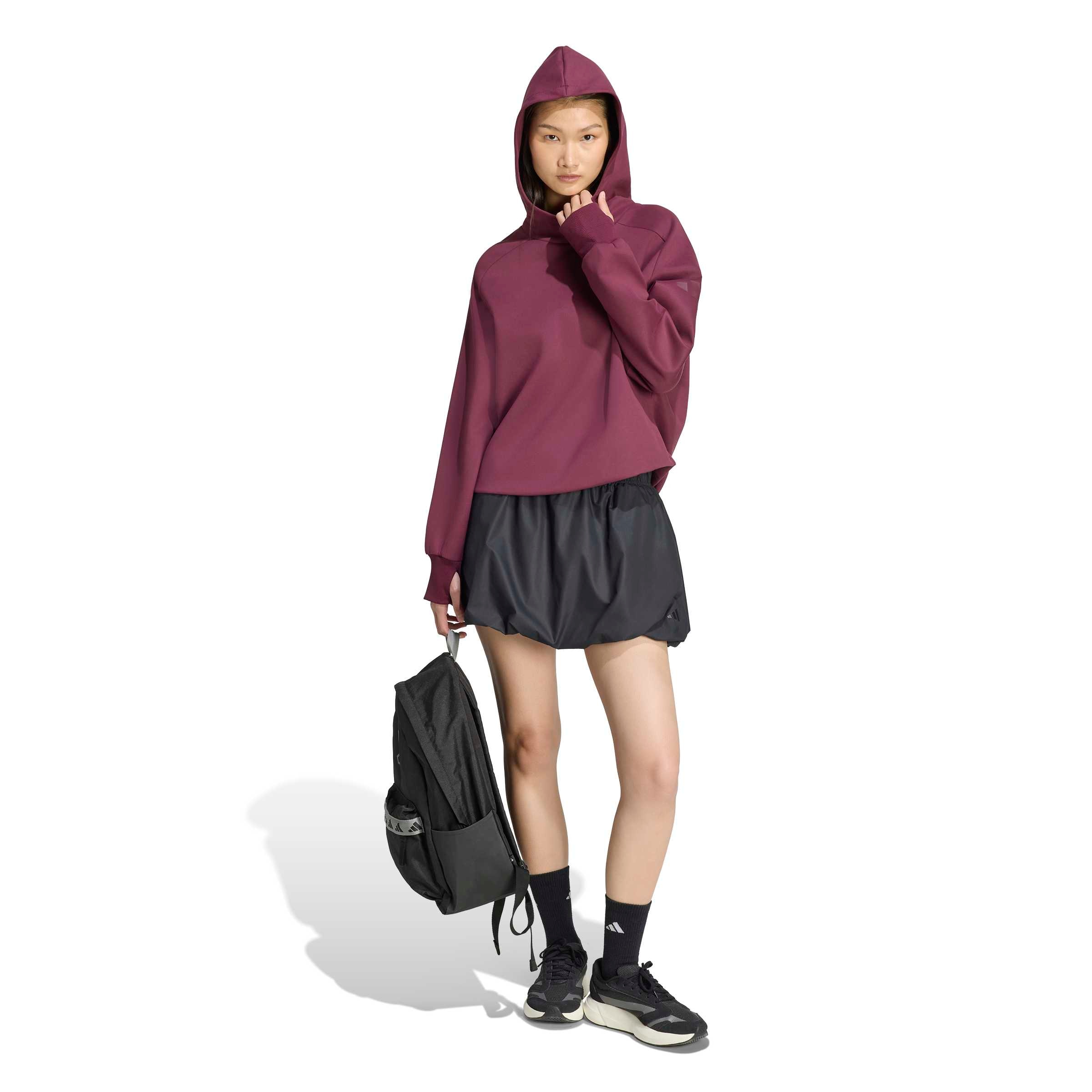 adidas Sportswear Kapuzensweatshirt »SOFT LUX WINTER KNIT HOODIE«, sportlicher Stil, mit Kapuze, ohne Verschluss
