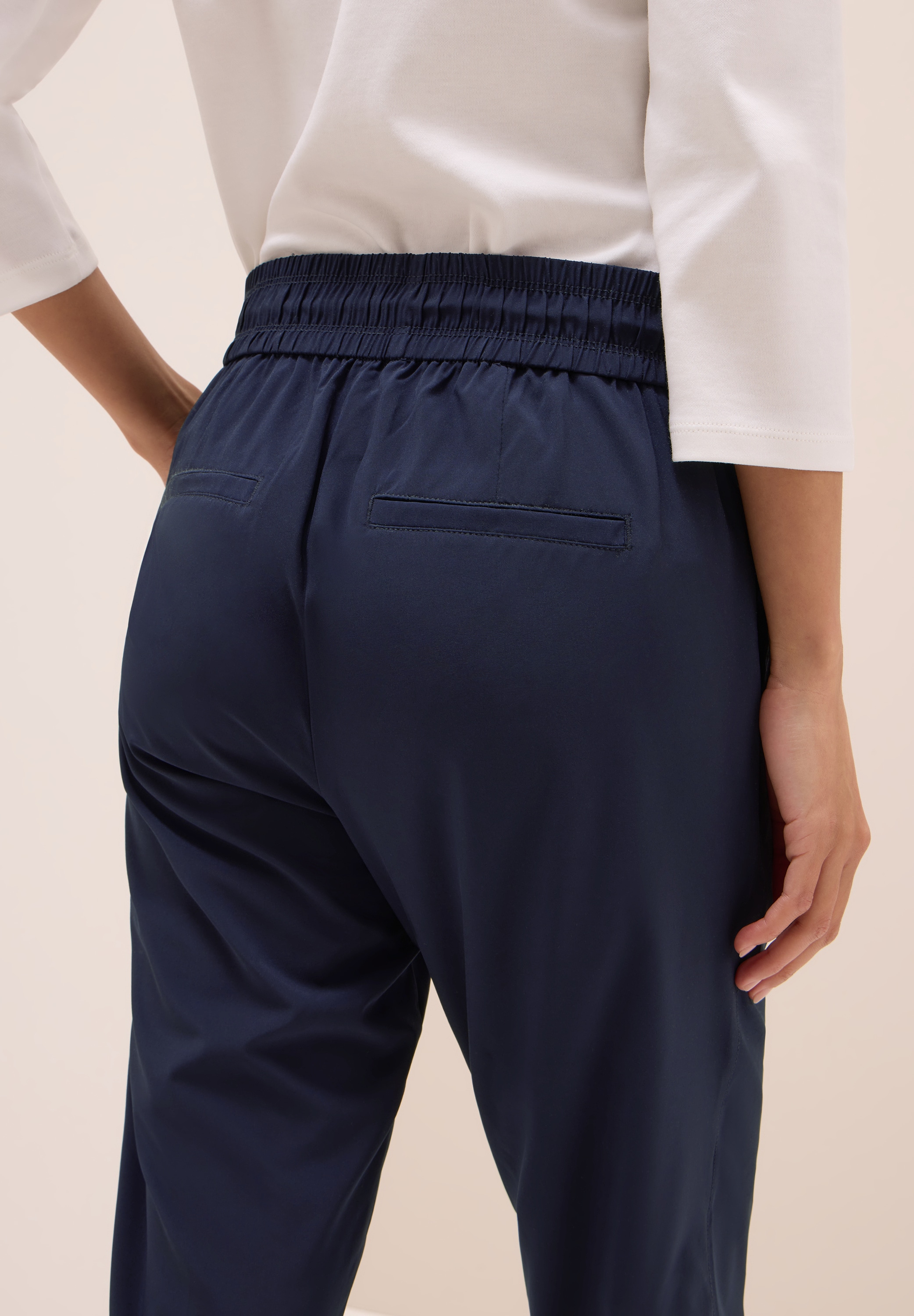 Cecil Stoffhose »Style Tracey Light«, mit elastischem Bund und Tunnelzug