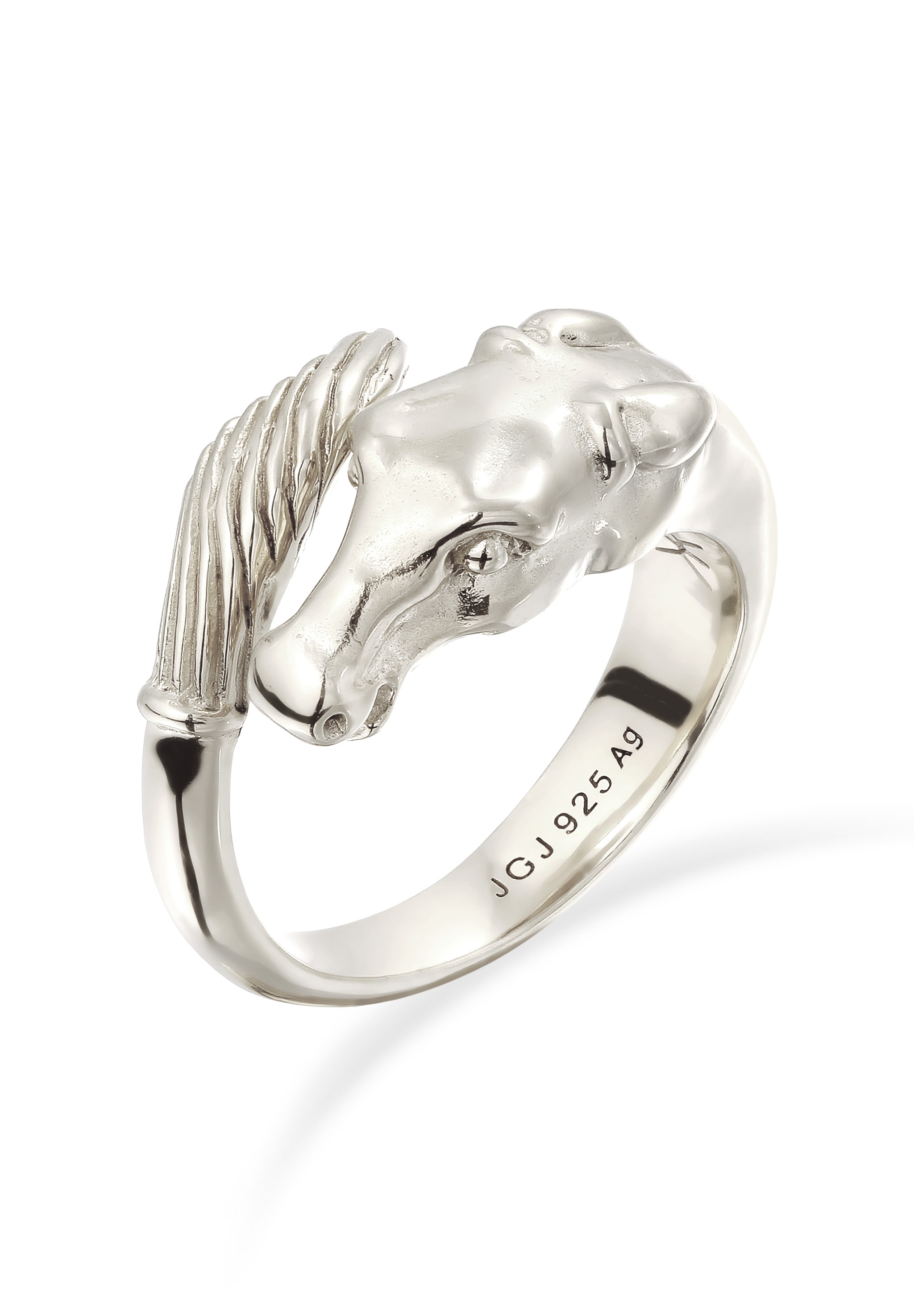 Kuzzoi Silberring »Ring Pferd 925 Sterling Silber«