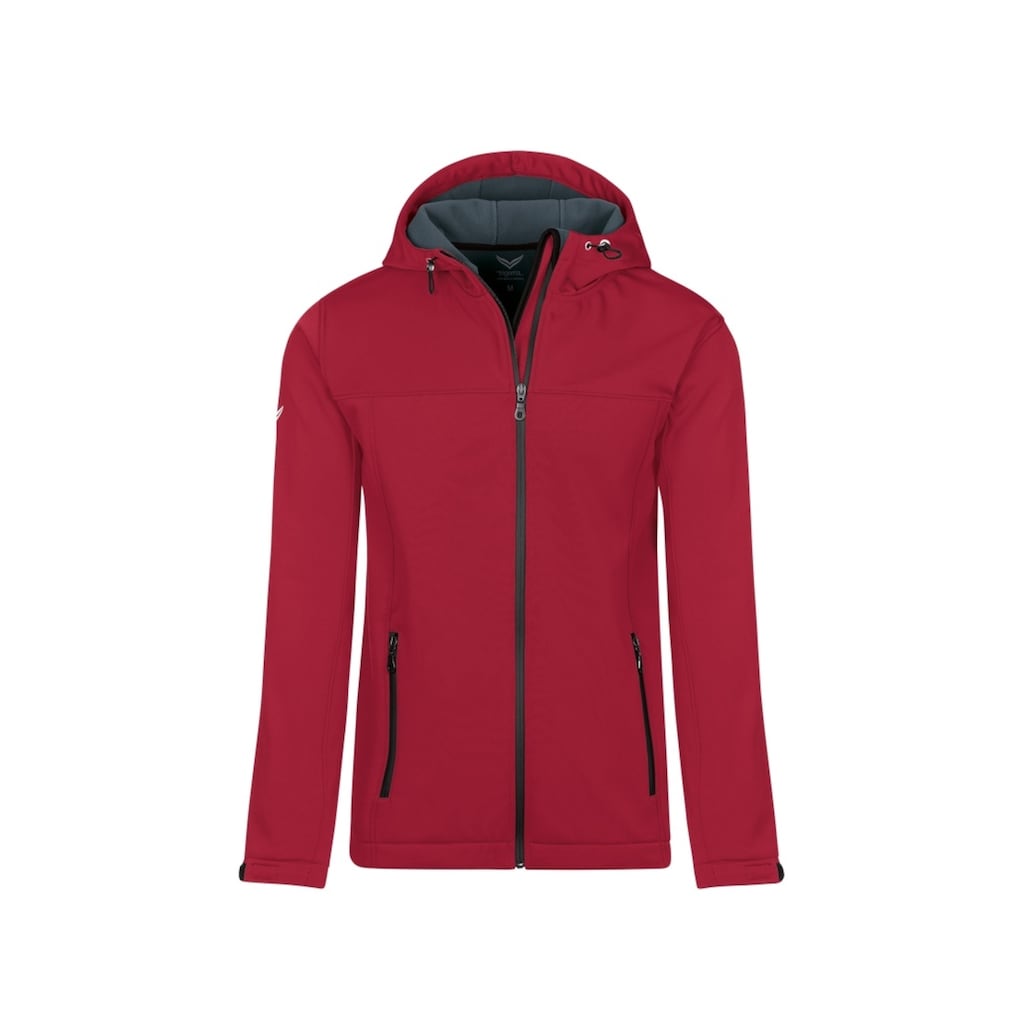 Trigema Softshelljacke »TRIGEMA Klassische Softshell–Kapuzenjacke«, (1 St.)