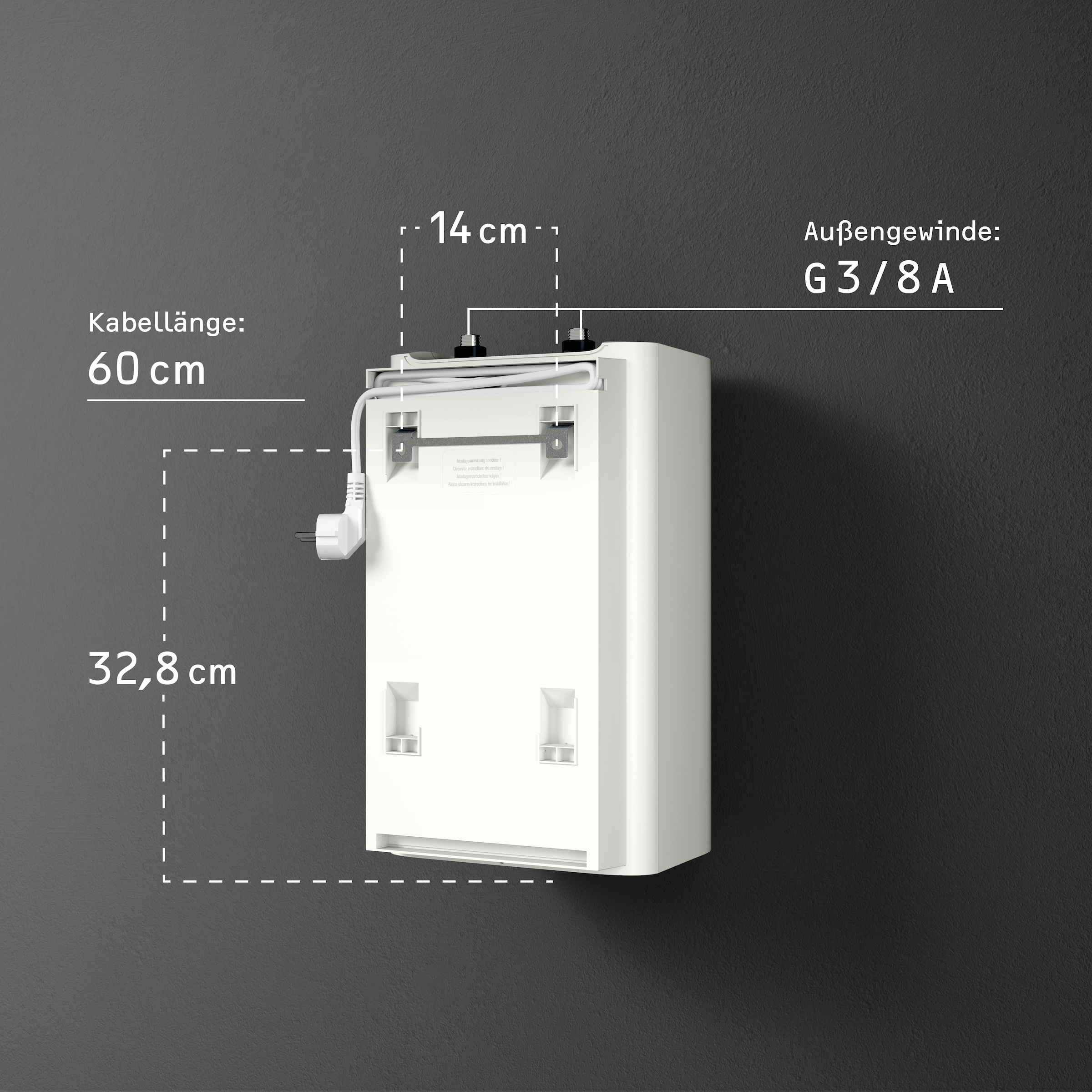 STIEBEL ELTRON Untertischspeicher »SNU 5 Plus«, (Set), 5 l, Niederdruck, mit Stecker, inkl. Küchenarmatur WST-W