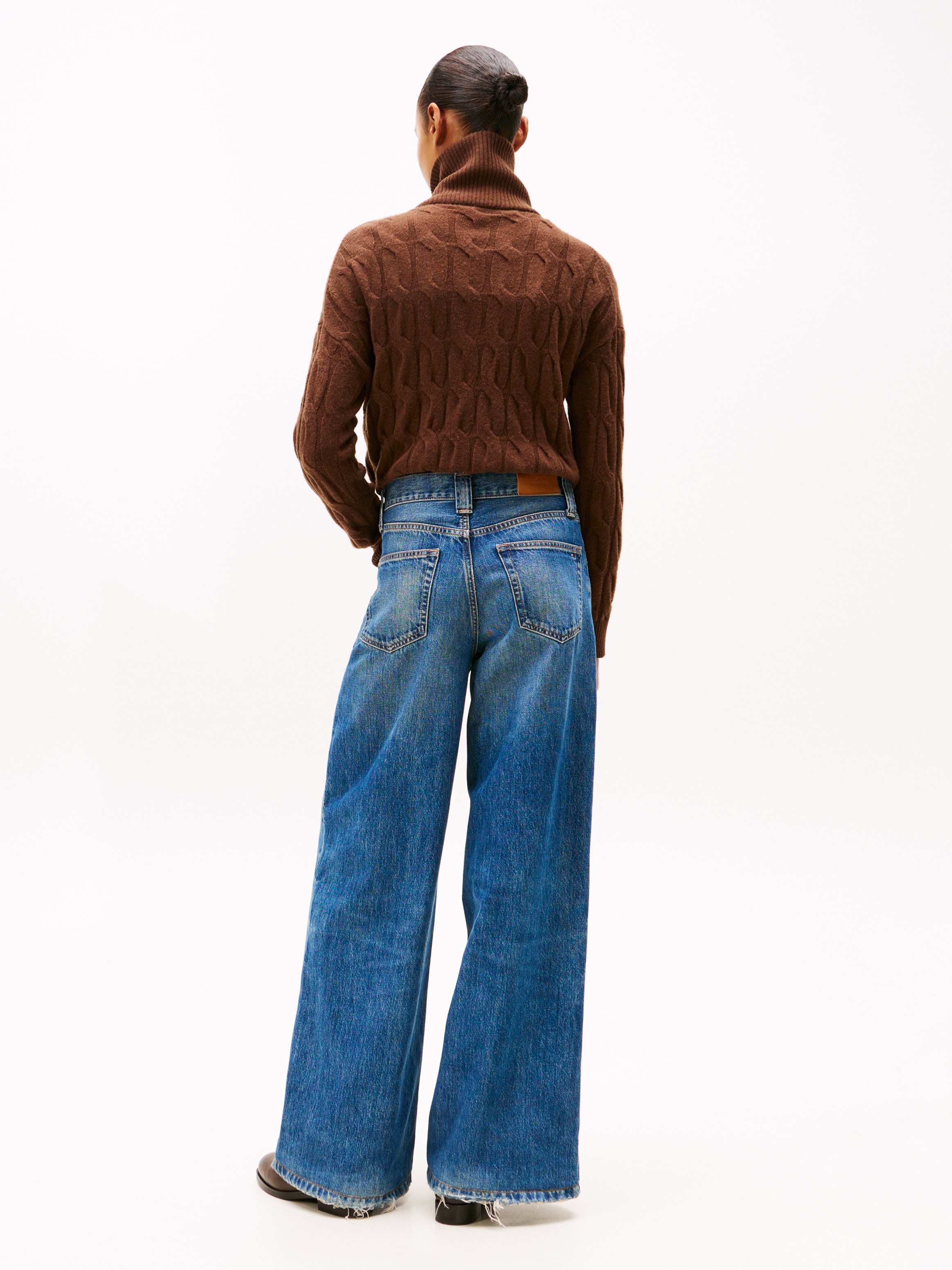 Tommy Hilfiger High-waist-Jeans »DNM KRIS 70's WIDE LEG HW«