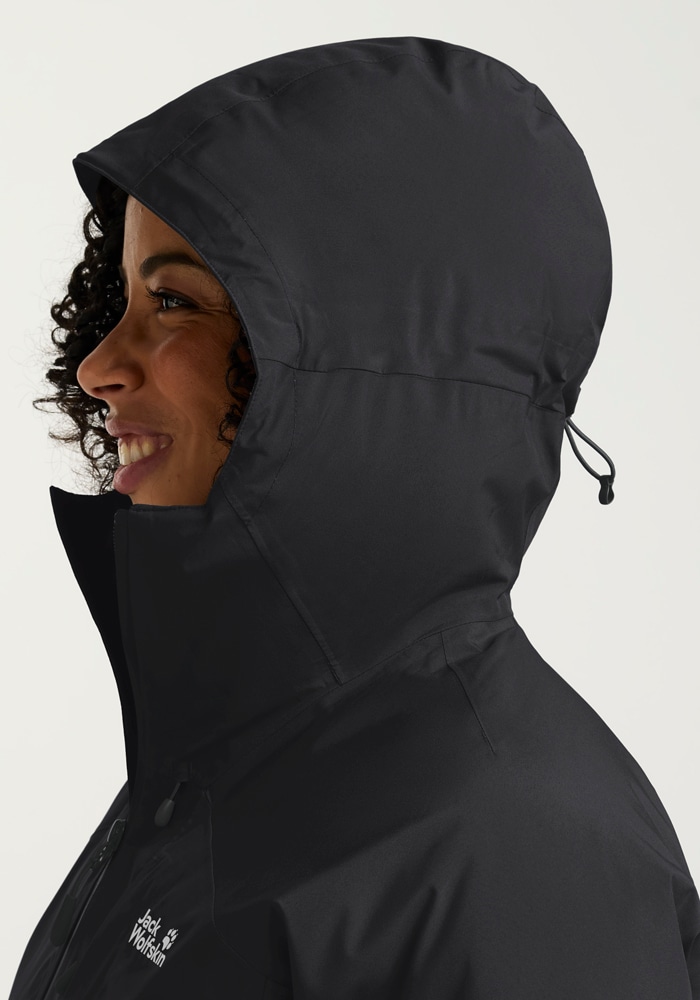 Jack Wolfskin Daunenjacke »ICECAPE 2L DOWN INS JKT W RDS«, mit Kapuze