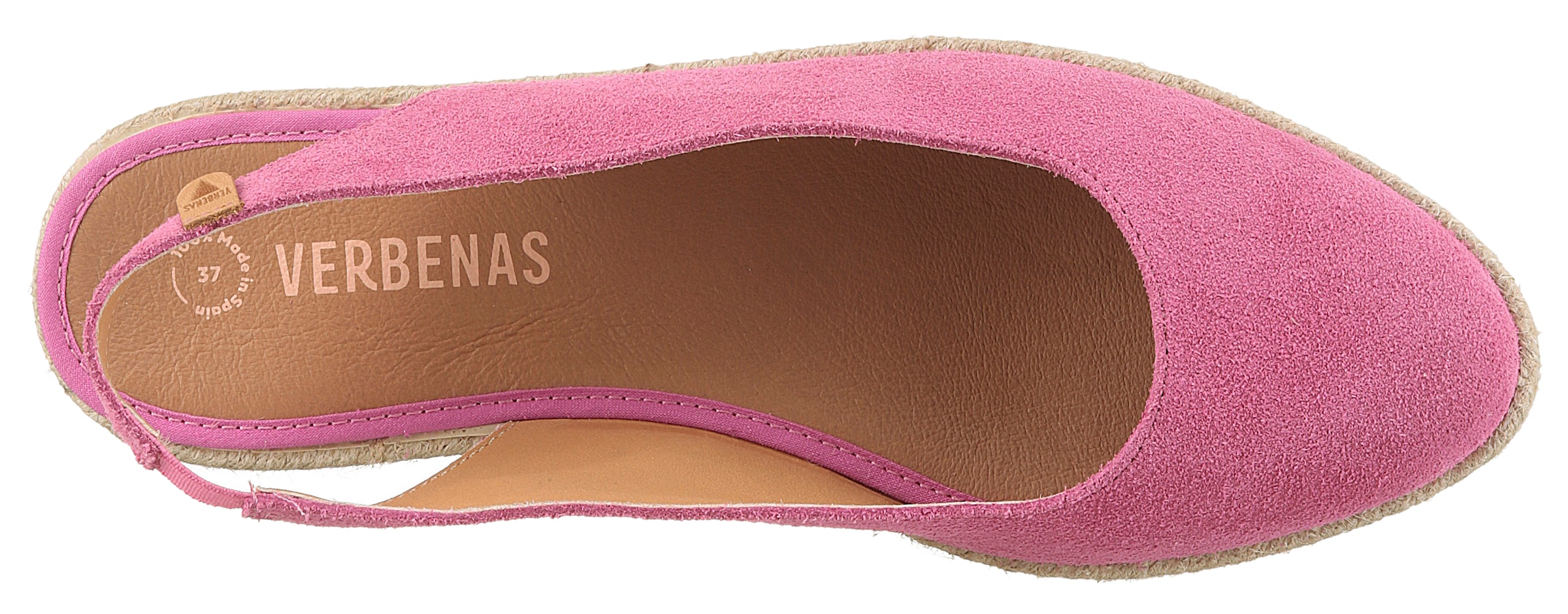 VERBENAS Slingsandale »Kiara Serraje«, Sommerschuh, Sling, Urlaubschuh mit Juterahmen