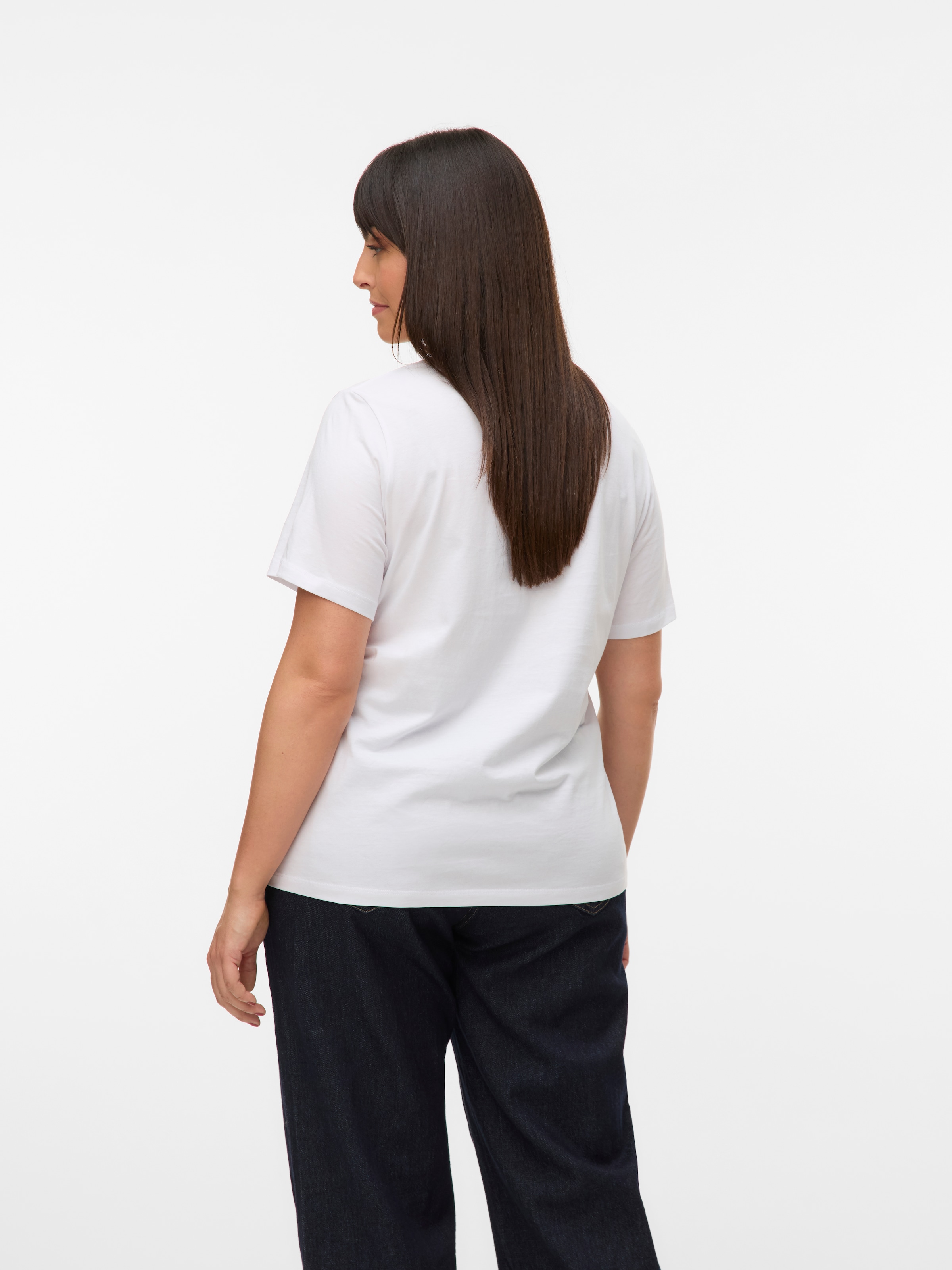 Vero Moda Curve Kurzarmshirt »VMPAULINA SS T-SHIRT GA JRS NOOS CUR«
