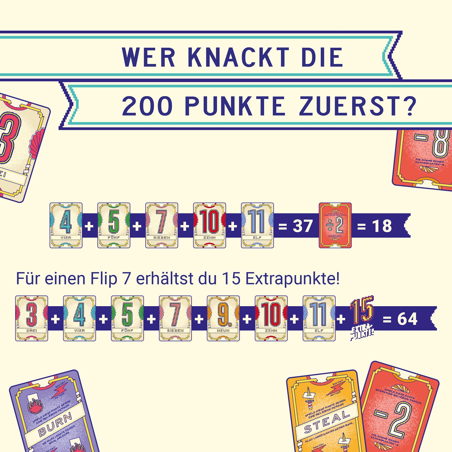 Kosmos Spiel »Flip 7 Voll Fies!«