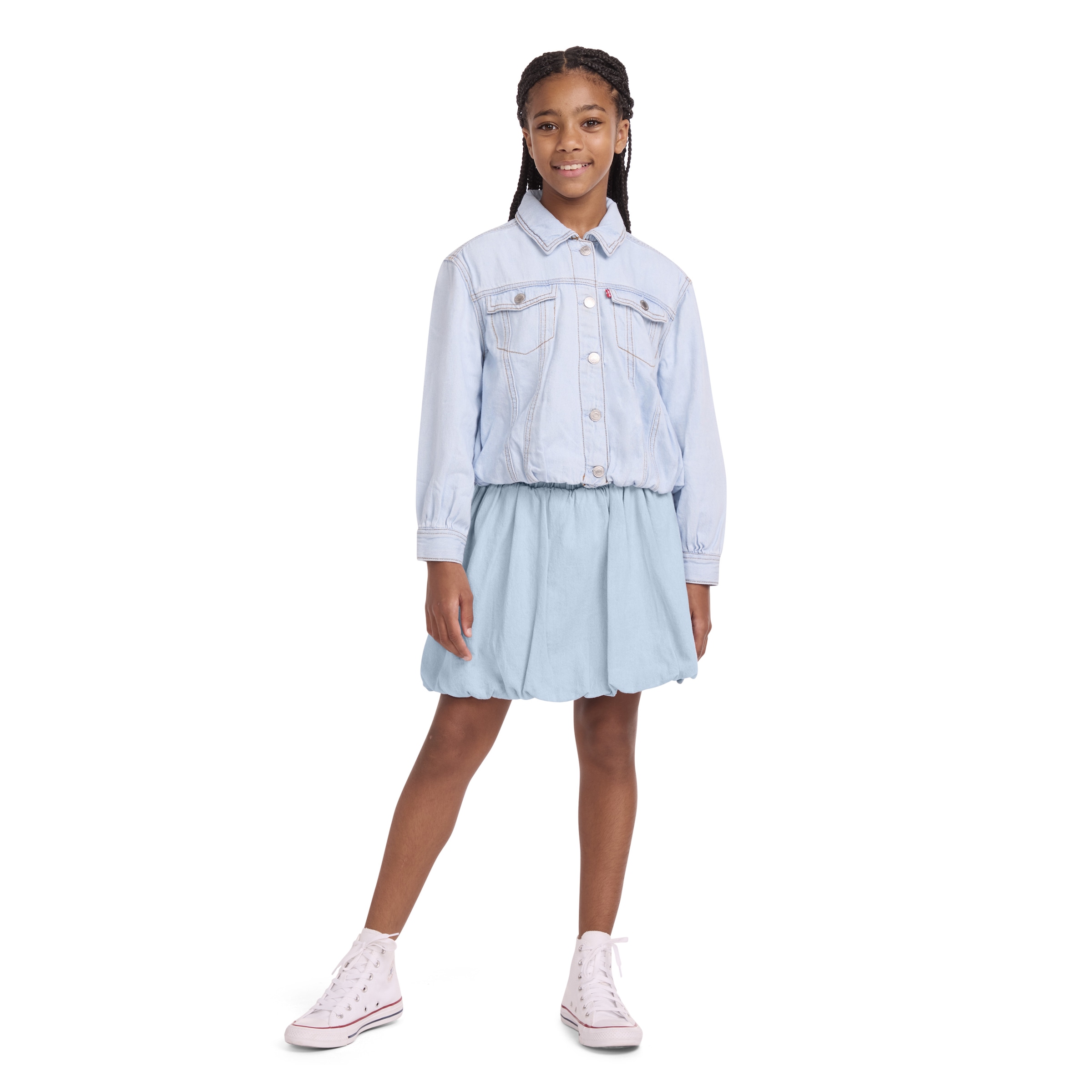 Levi's® Kids Minirock »LVG DENIM BUBBLE SKIRT« for Girls, mit Ballonschnitt
