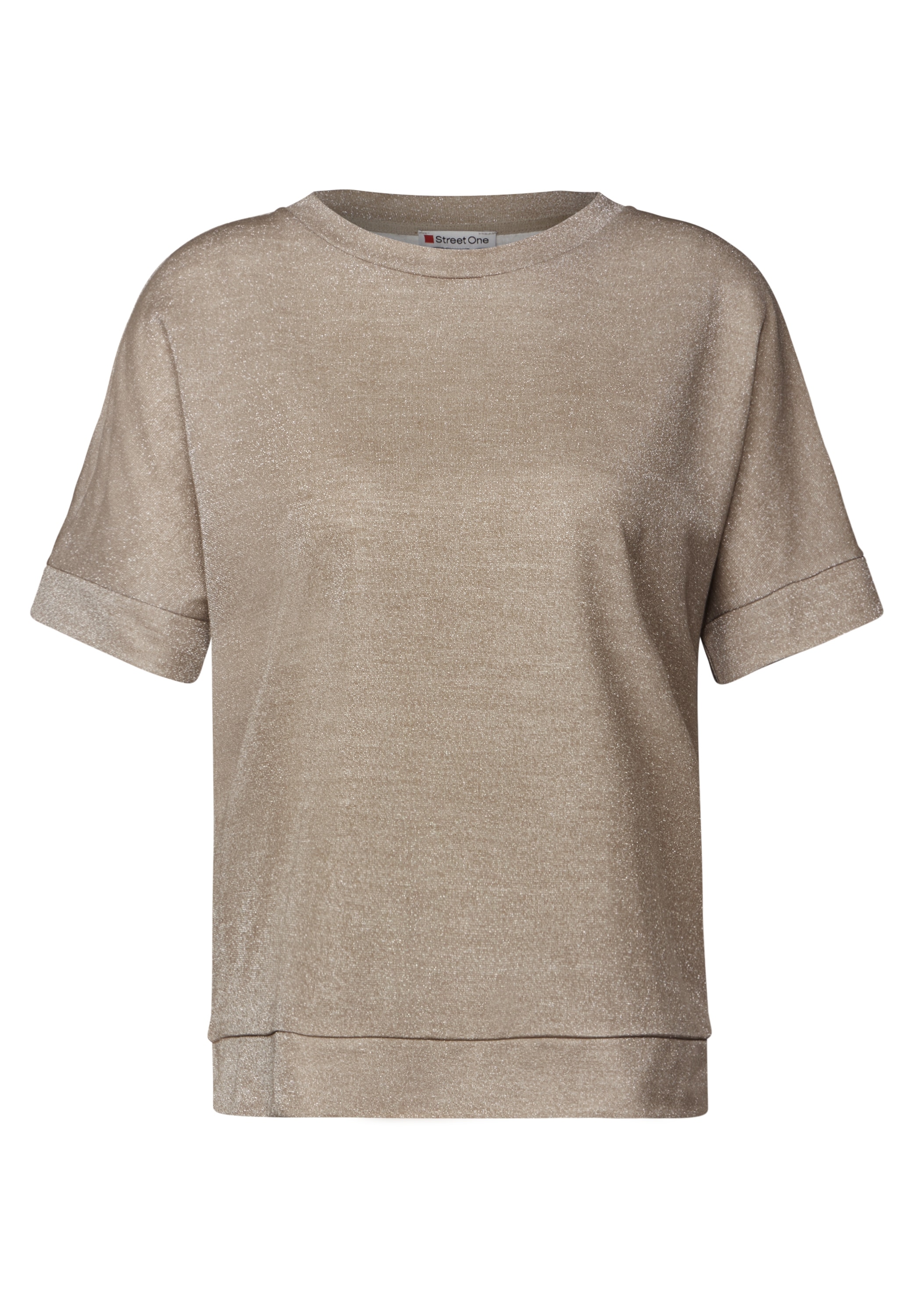 STREET ONE T-Shirt, mit Glitzerdetails
