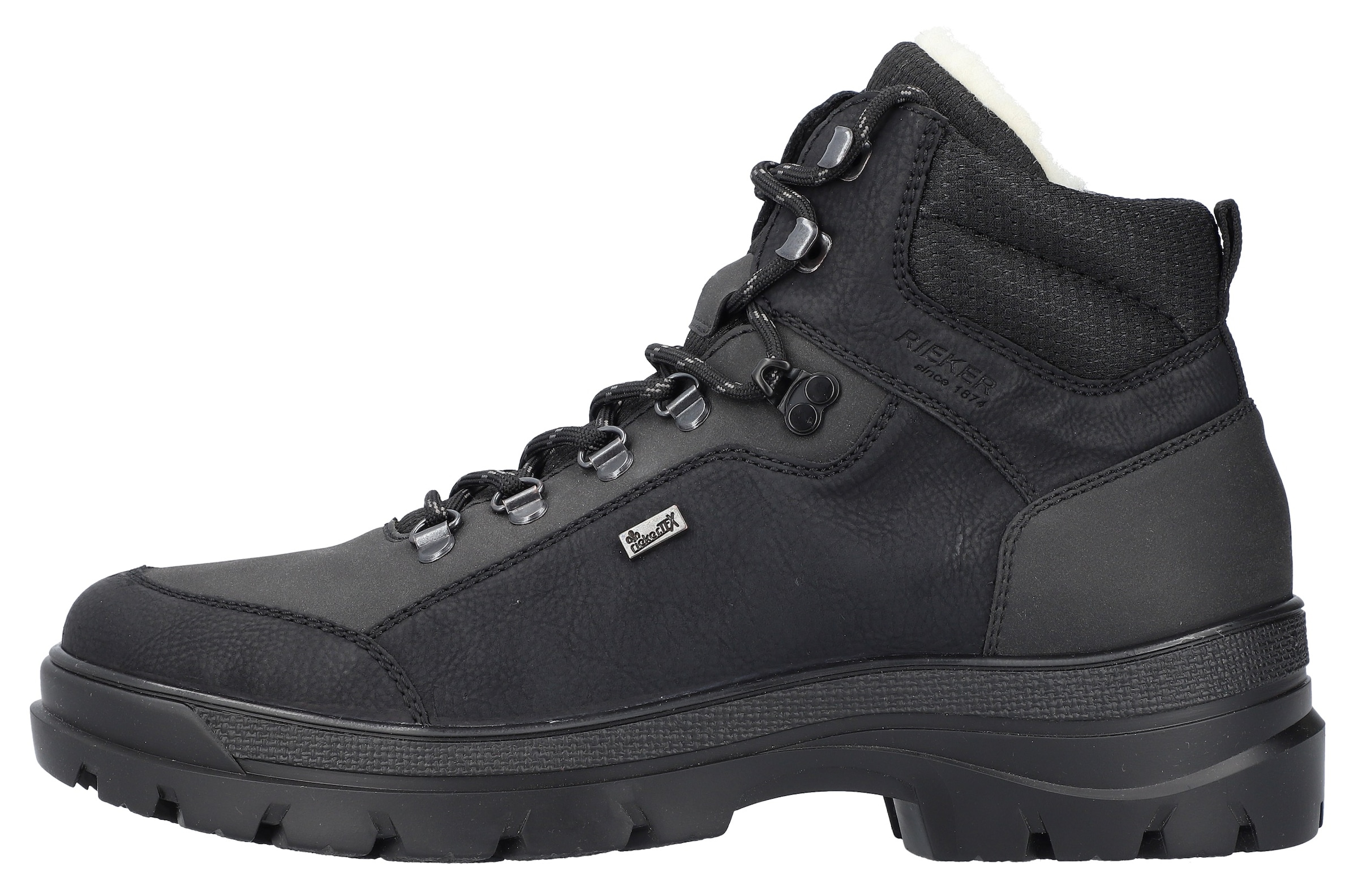 Rieker Winterboots »Flip Grip«, Outdoorboots mit umklappbaren Spikes an der Laufsohle, TEX-Membran
