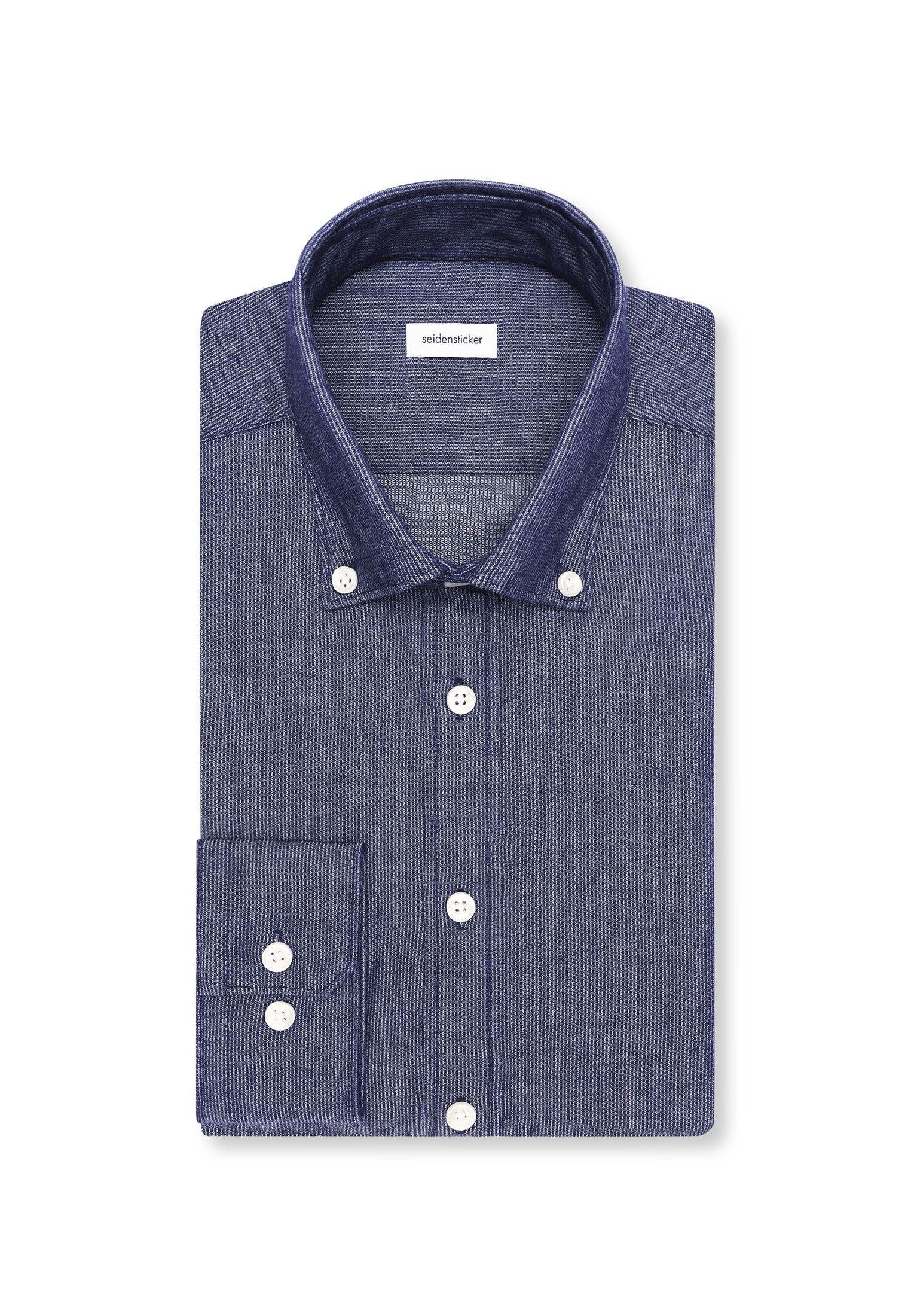 seidensticker Regular 1/1 Button-Down-Kragen Gestreift