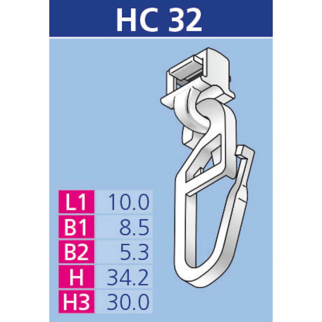 HINNO Klick-Gleiter »hinno-clic HC32«, (20 St.)
