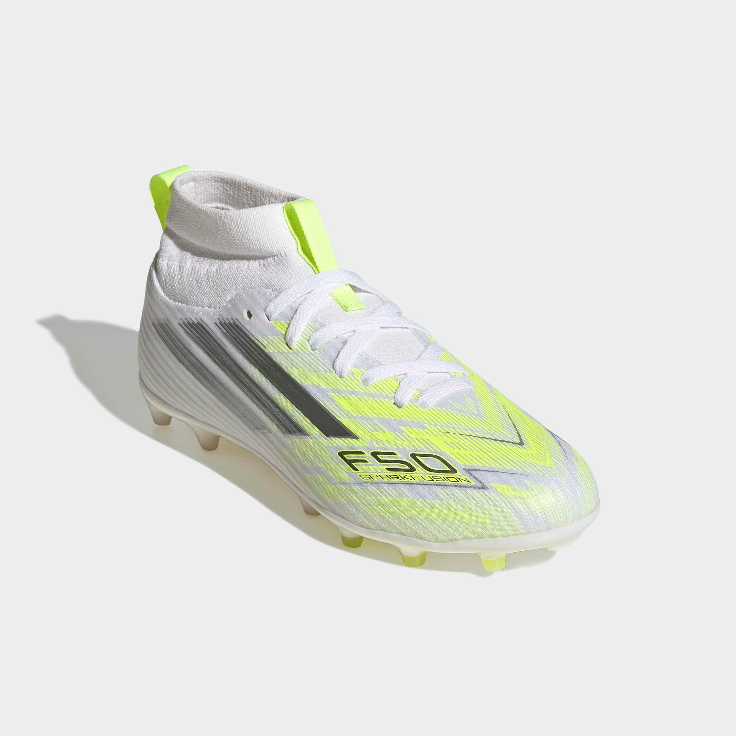 adidas Performance Fußballschuh »F50 SPARKFUSION LEAGUE MID CUT FIRM GROUND / ARTIFICIAL GROUND  KIDS«  für Rasen und Kunstrasenplätze geeignet, für Kinder & Jugendliche