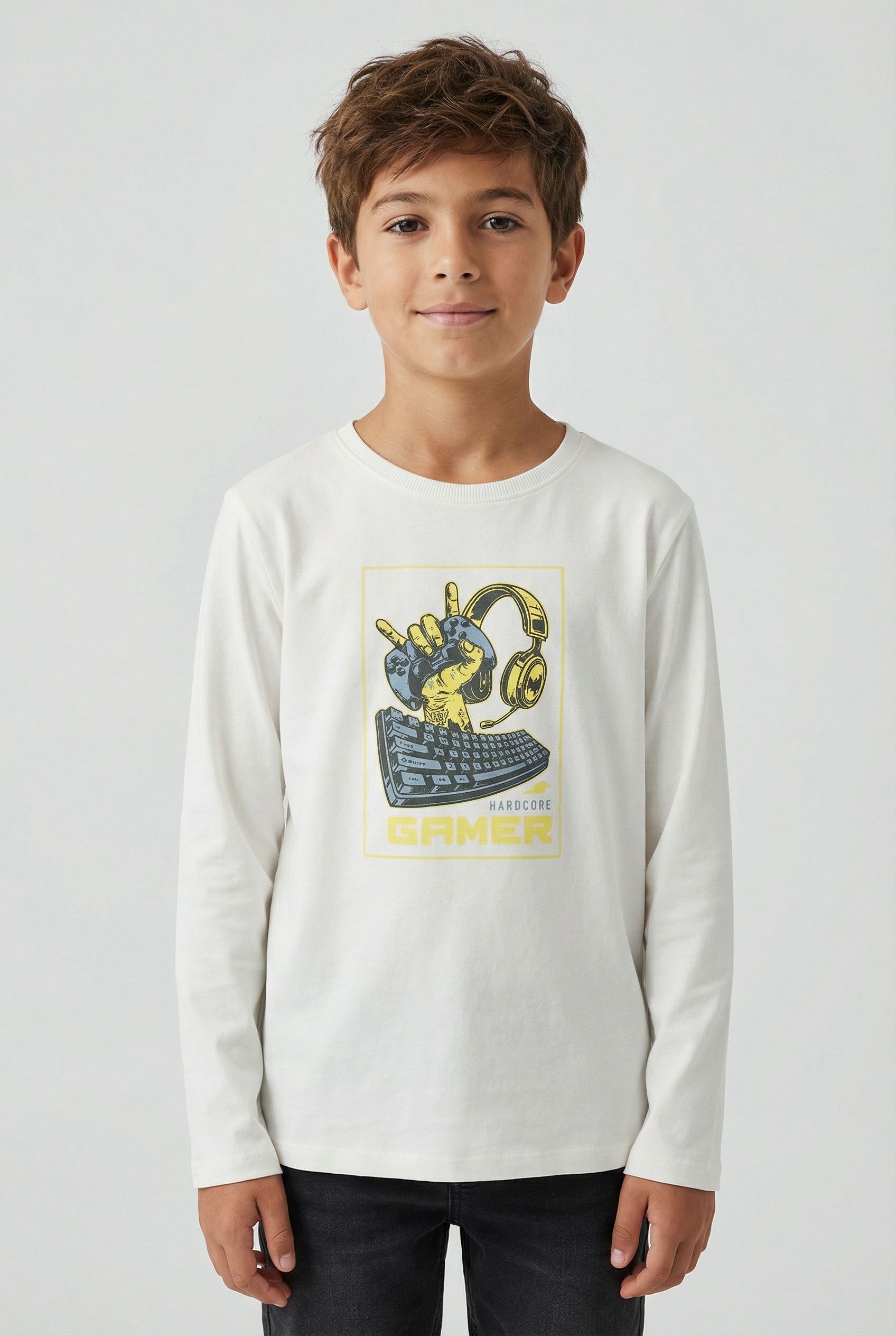 Name It Langarmshirt »NKMVUX 2P LS TOP« Packung, 2 tlg. Baumwollmischung, regular fit