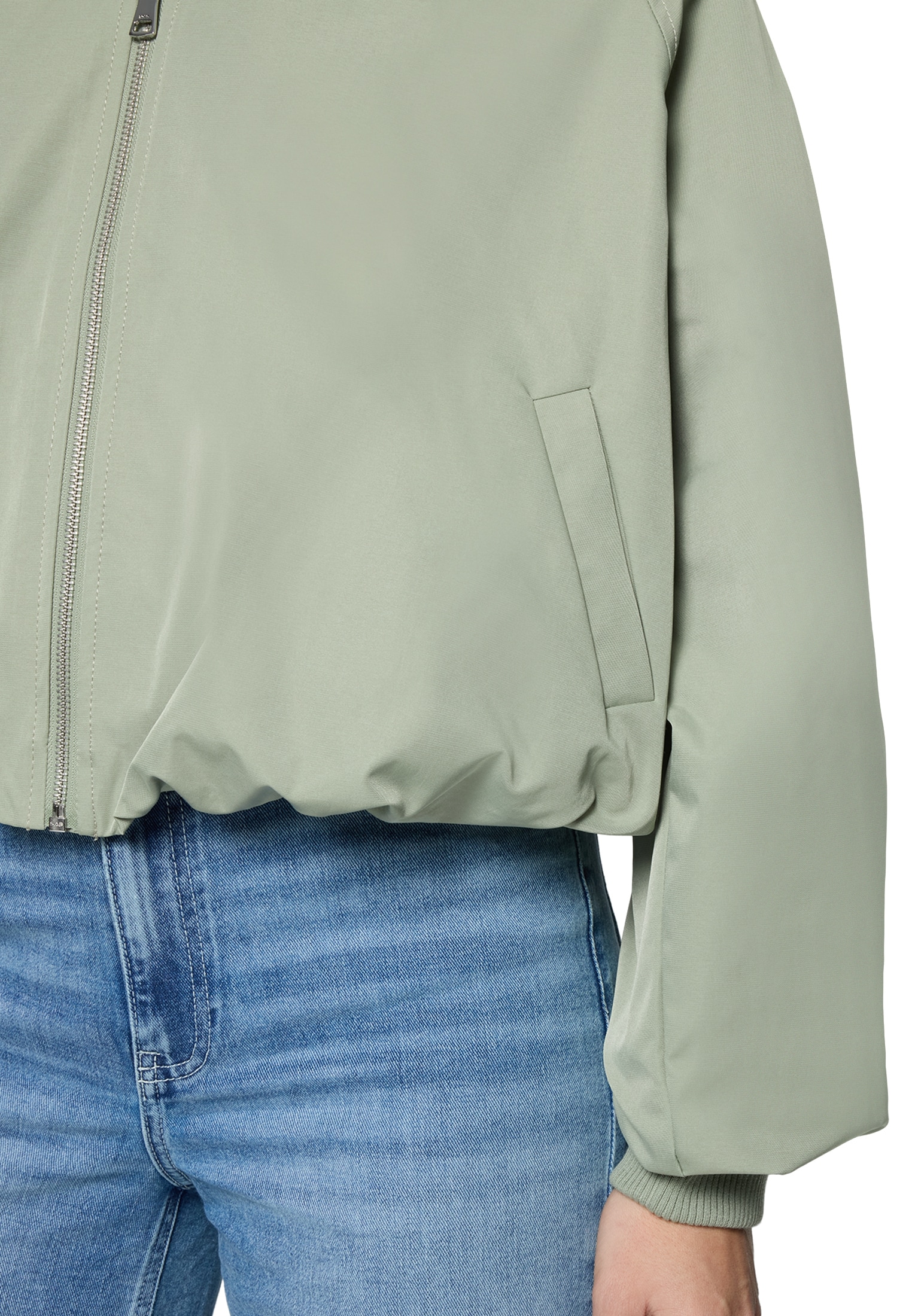 Zero Outdoorjacke »Bomberjacke mit Reißverschluss«