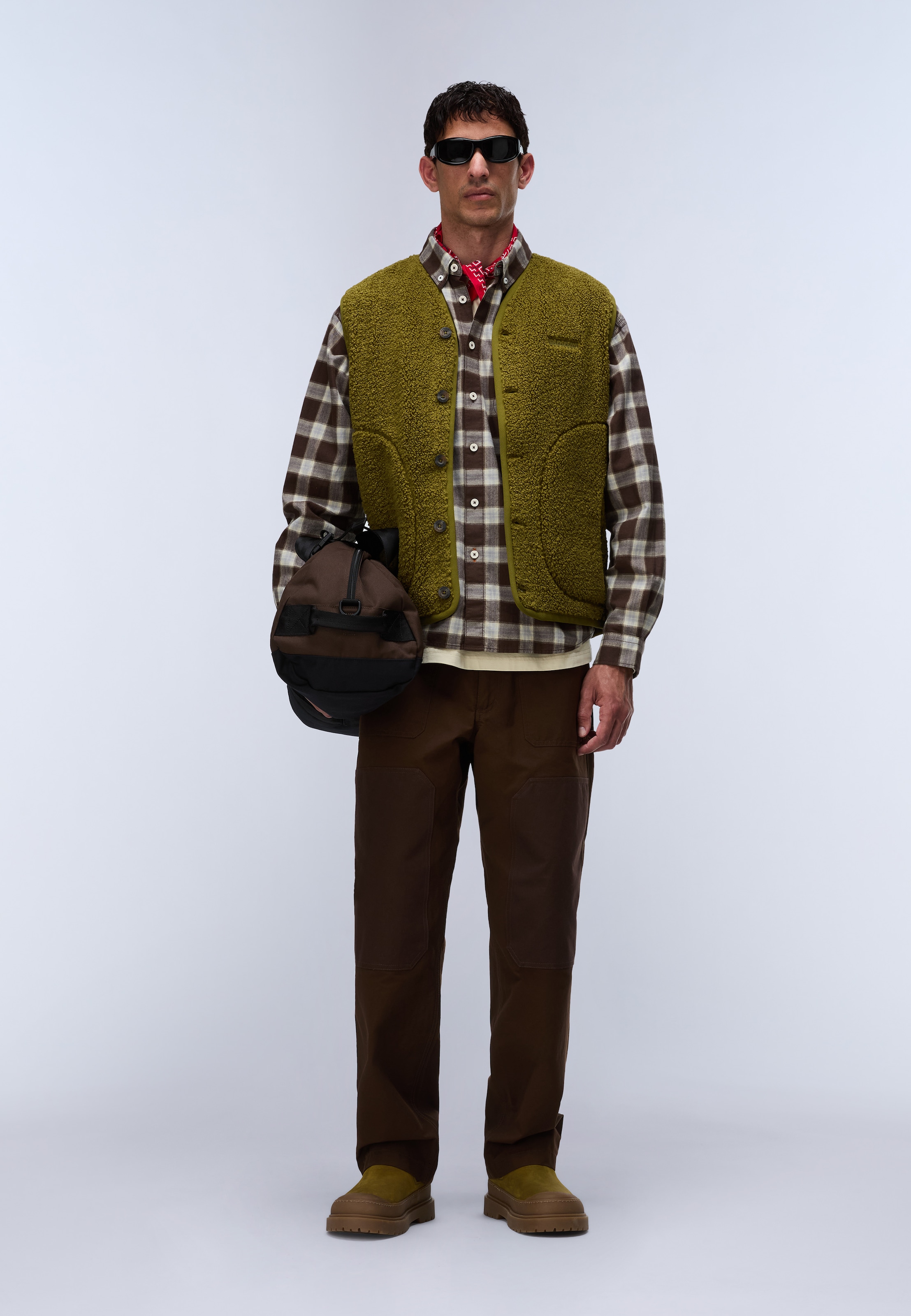 Napapijri Karohemd »G-EOS LS FLANNEL CHECK CIB« sportlicher Stil, aus Baumwolle, auch in großen Größen
