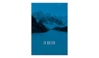 Komar Poster »Word Lake In Motion Blue«, Natur, Höhe: 70cm kaufen